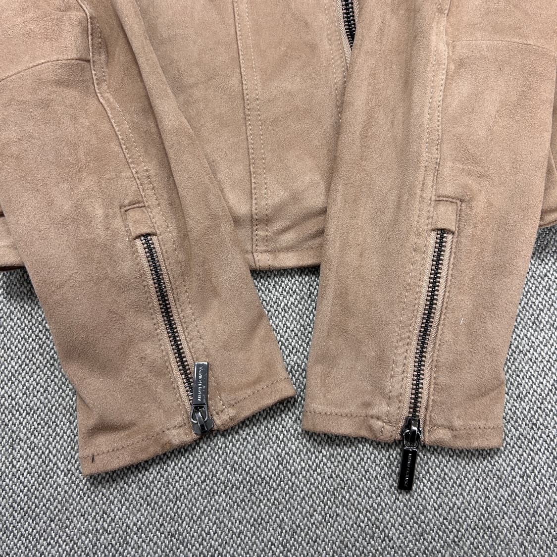 아르마니 우먼스 스웨이드 바이커자켓(M) 상품이미지2