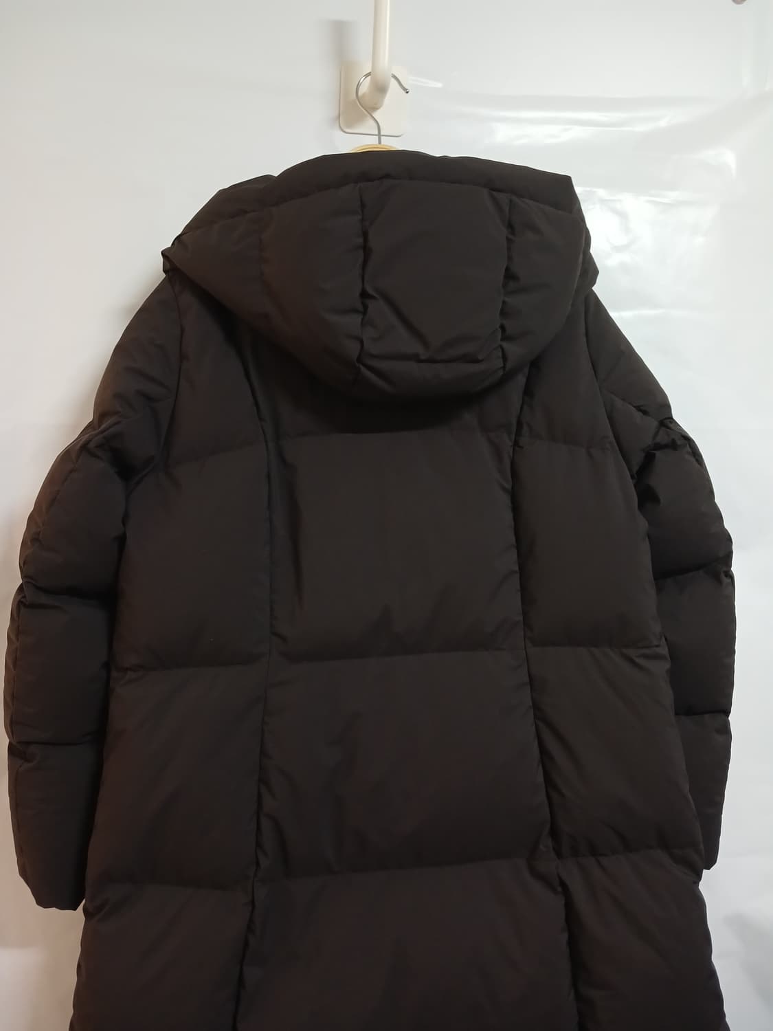 (새상품,90)코오롱스포츠 여성 구스다운 스노우문 다크브라운 상품이미지7