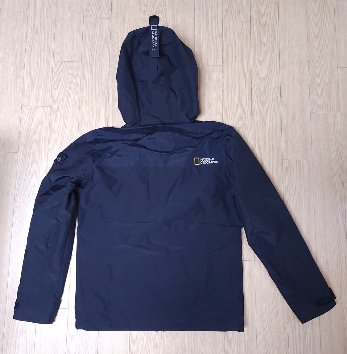 내셔널지오그래픽 타슬란 배색 바람막이 점퍼, 윈드브레이커 상품이미지2