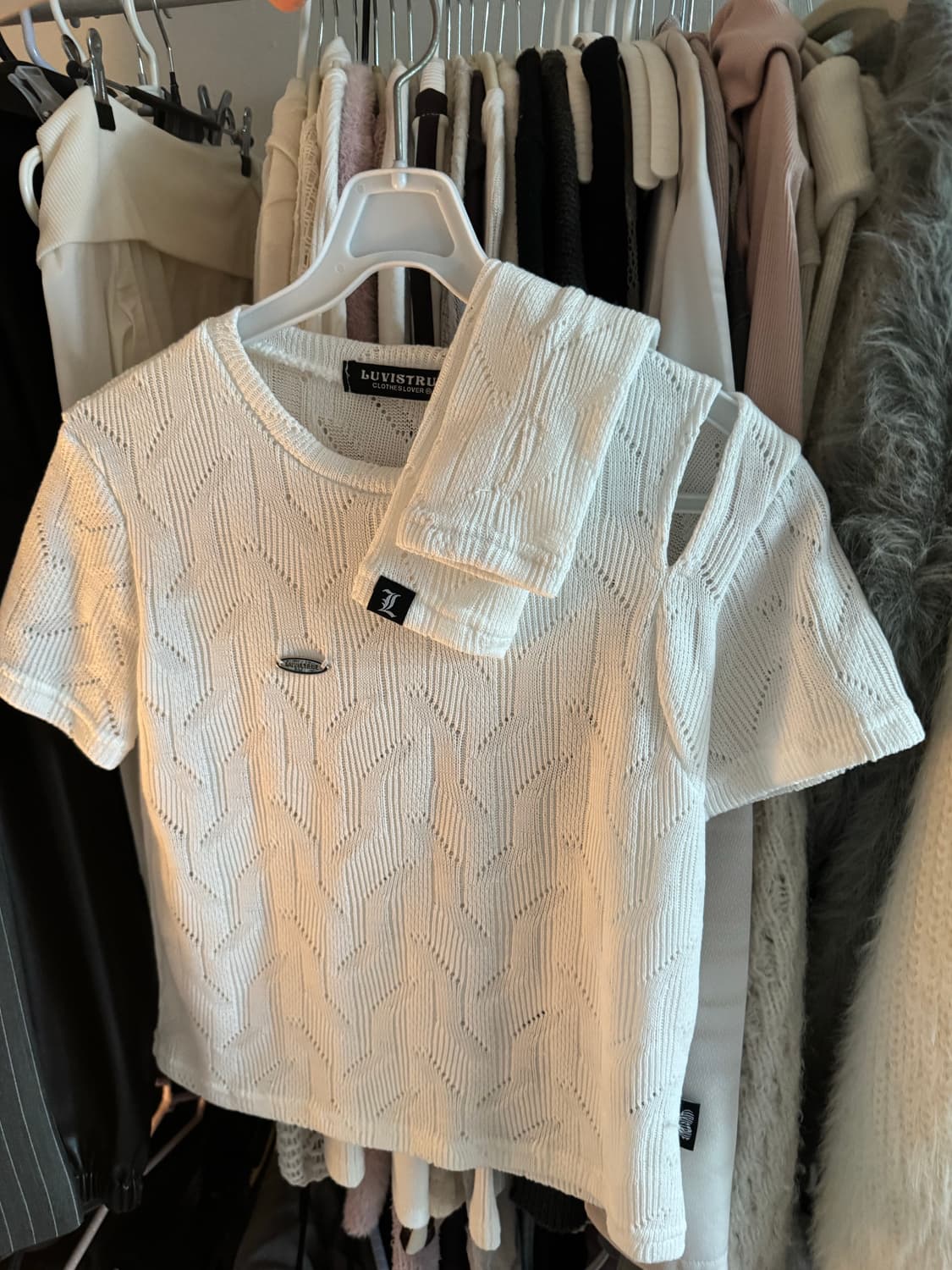 러브이즈트루 DN SLIT WARMER SET (WHITE) 상품이미지4