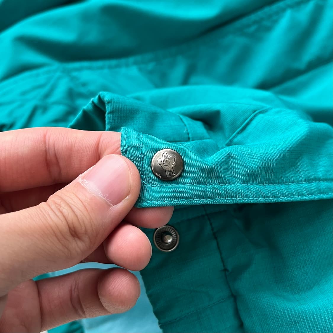 90s 몽클레르 X 아식스 터콰이즈 구스다운 점퍼 상품이미지5