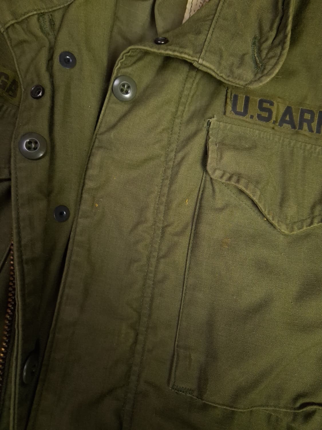 오리지날 80's 미군 3세대 M-65 필드 야상 상품이미지5