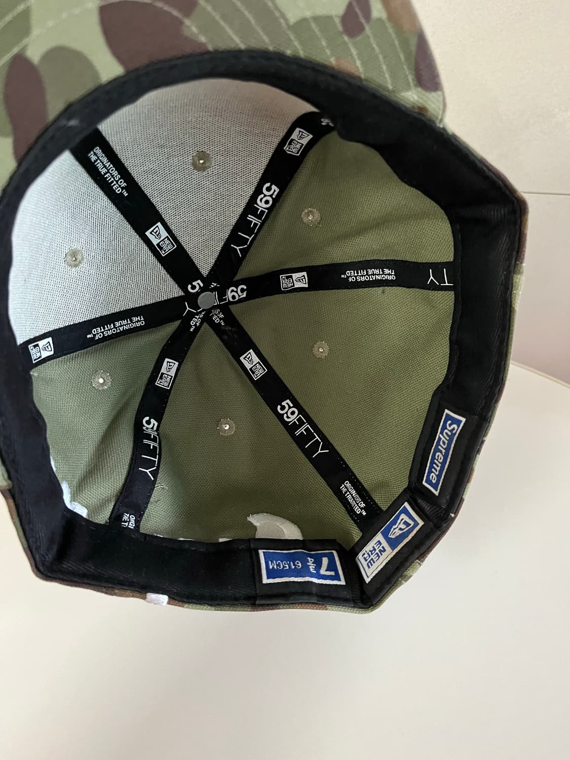 Supreme x New Era 카모 캡 7 3/4 상품이미지6