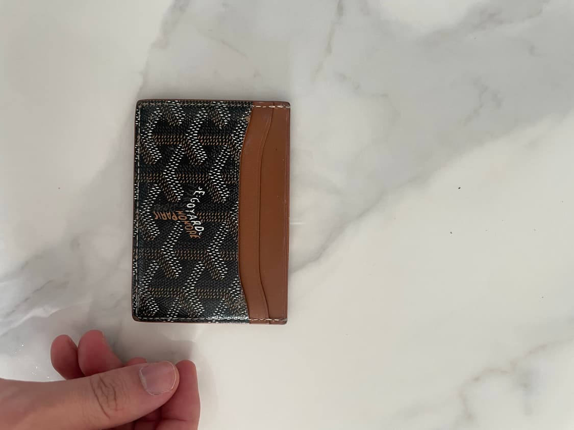 고야드 카드지갑 브라운 블랙 상품이미지1