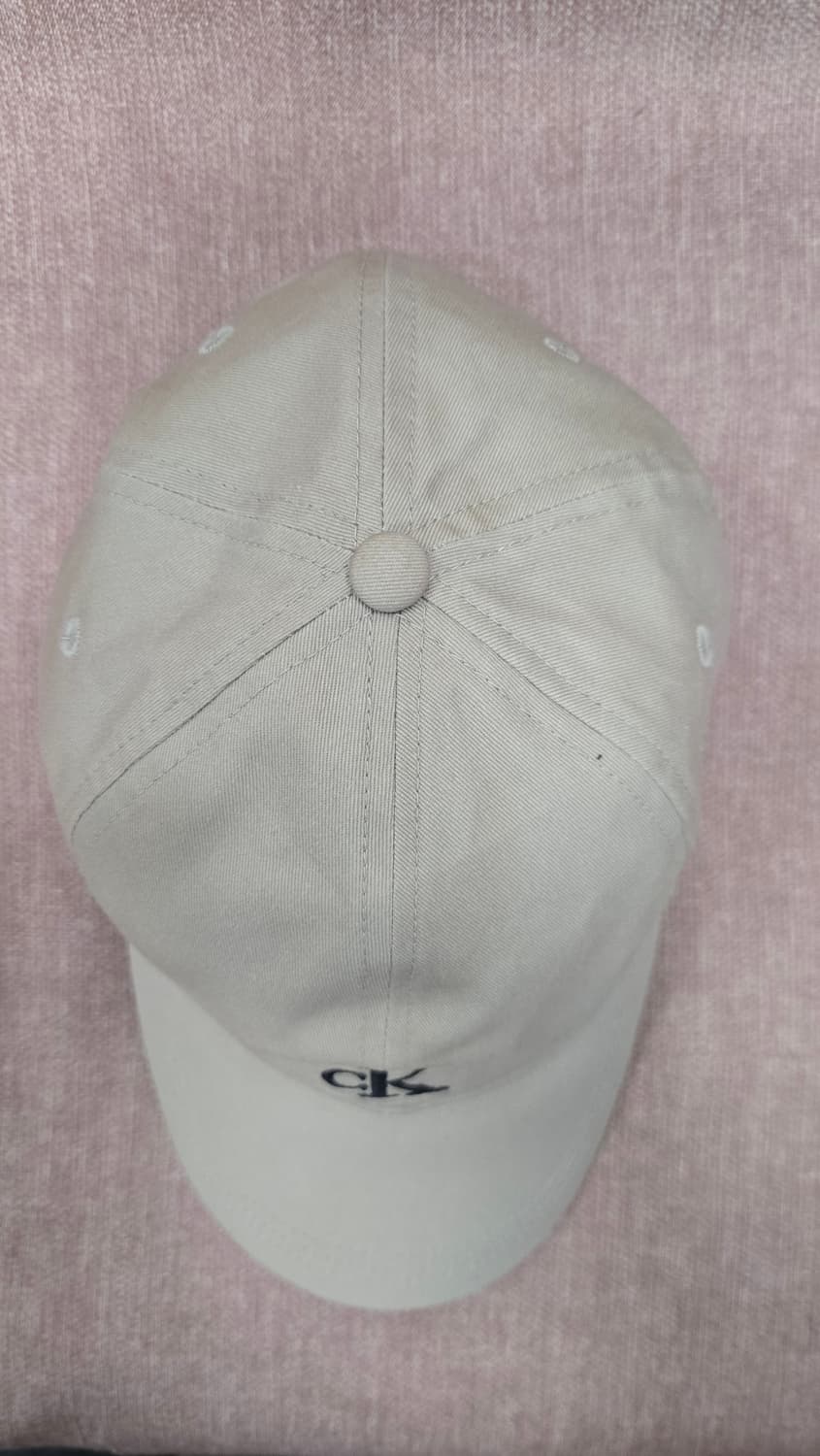 [정품] 캘빈클라인 진스 모노로고 볼캡 베이지 (상태 최상) 상품이미지2