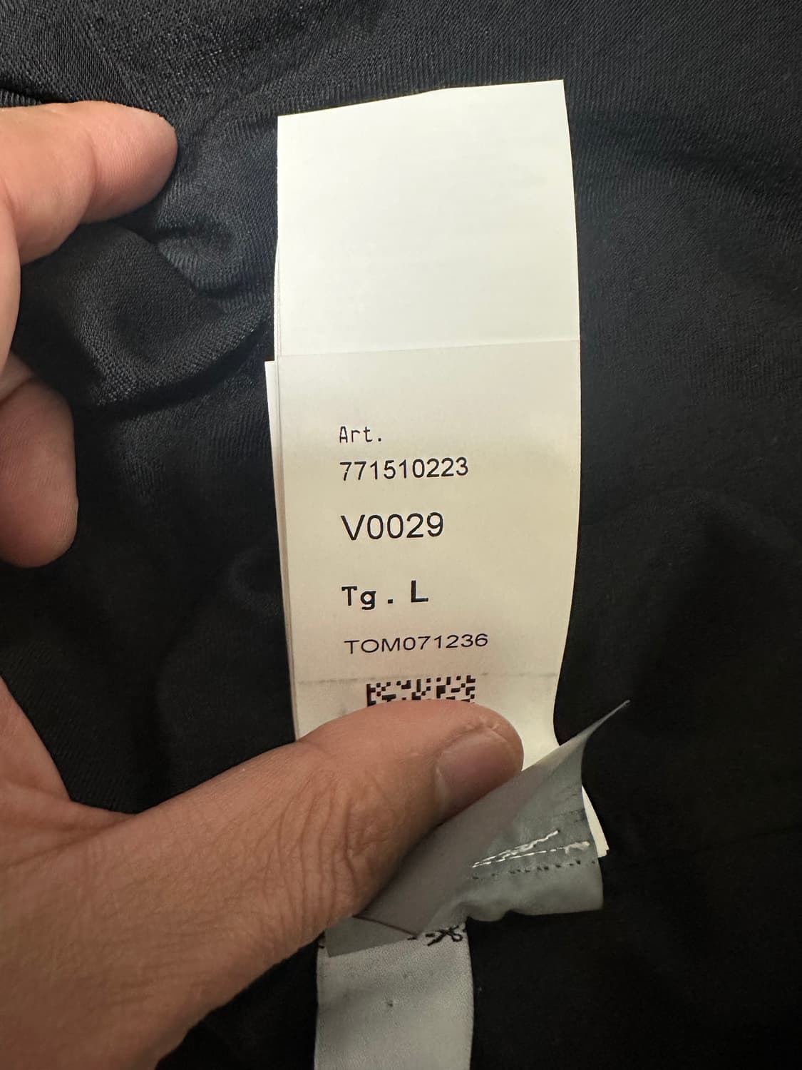 [급처판매] 스톤아일랜드 크링클랩스 오버셔츠 블랙 L  상품이미지7