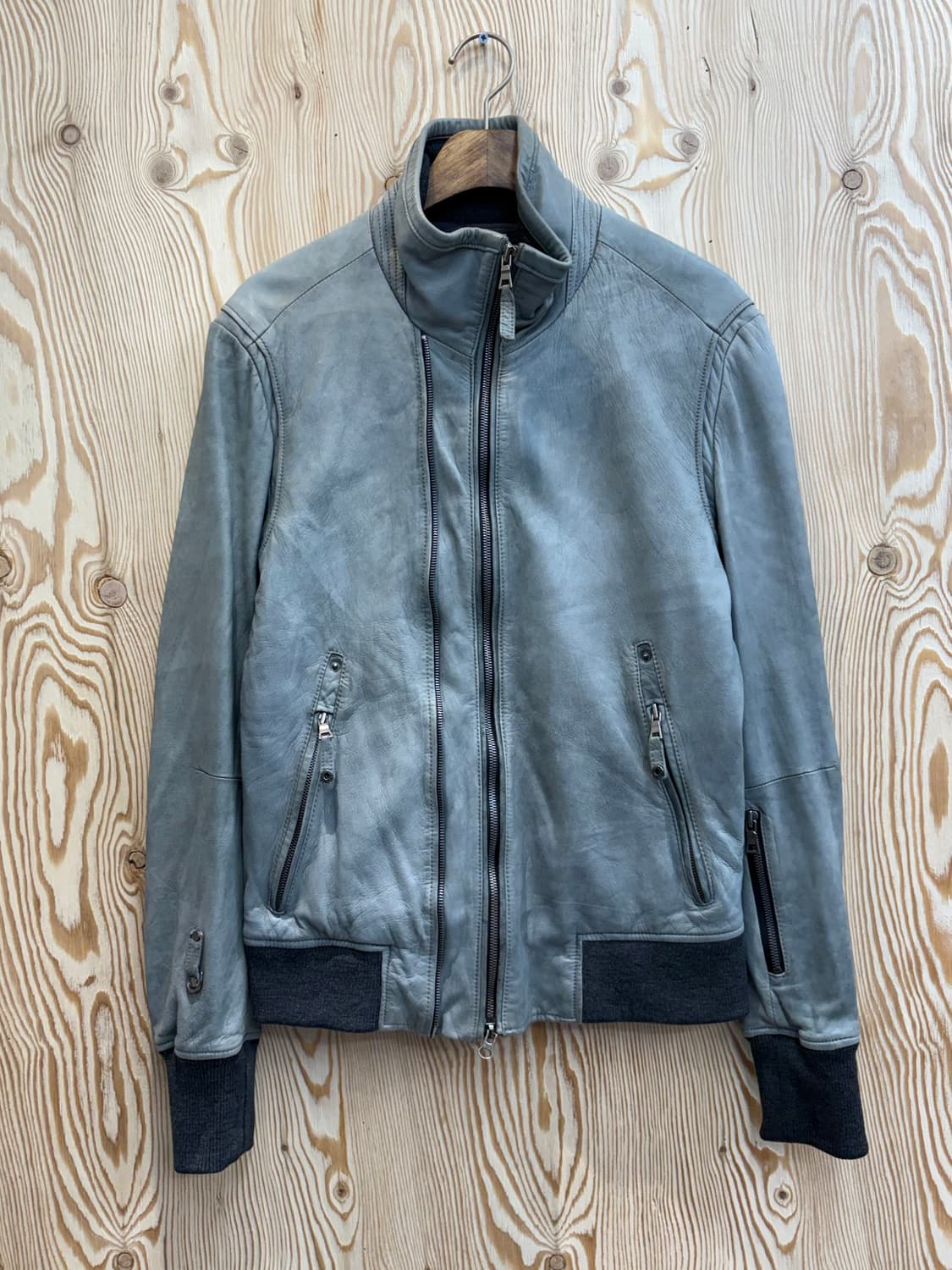 솔리드옴므 투웨이 램스킨 자켓 상품이미지4