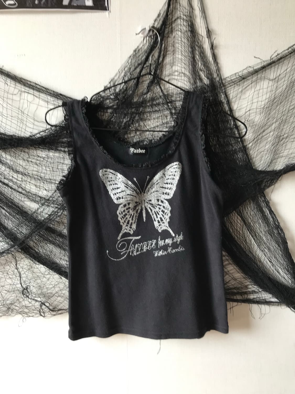 Butterfly lace detailed sleeveless   상품이미지3