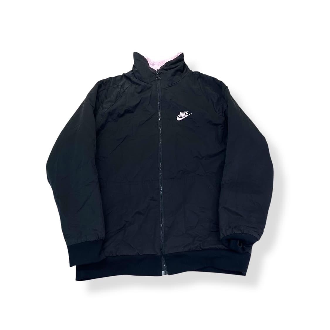 100 나이키 리버시블 양면 양털 핑크 플리스 자켓 상품이미지3