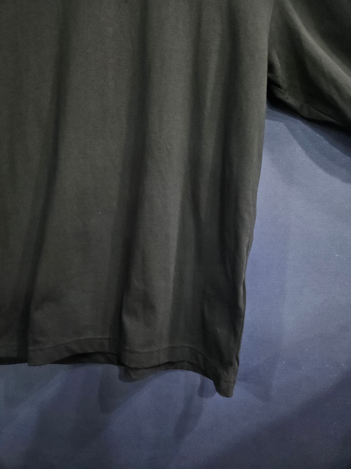 무신사 스탠다드 블랙컬러 남성 오버핏 105 긴팔티  상품이미지6
