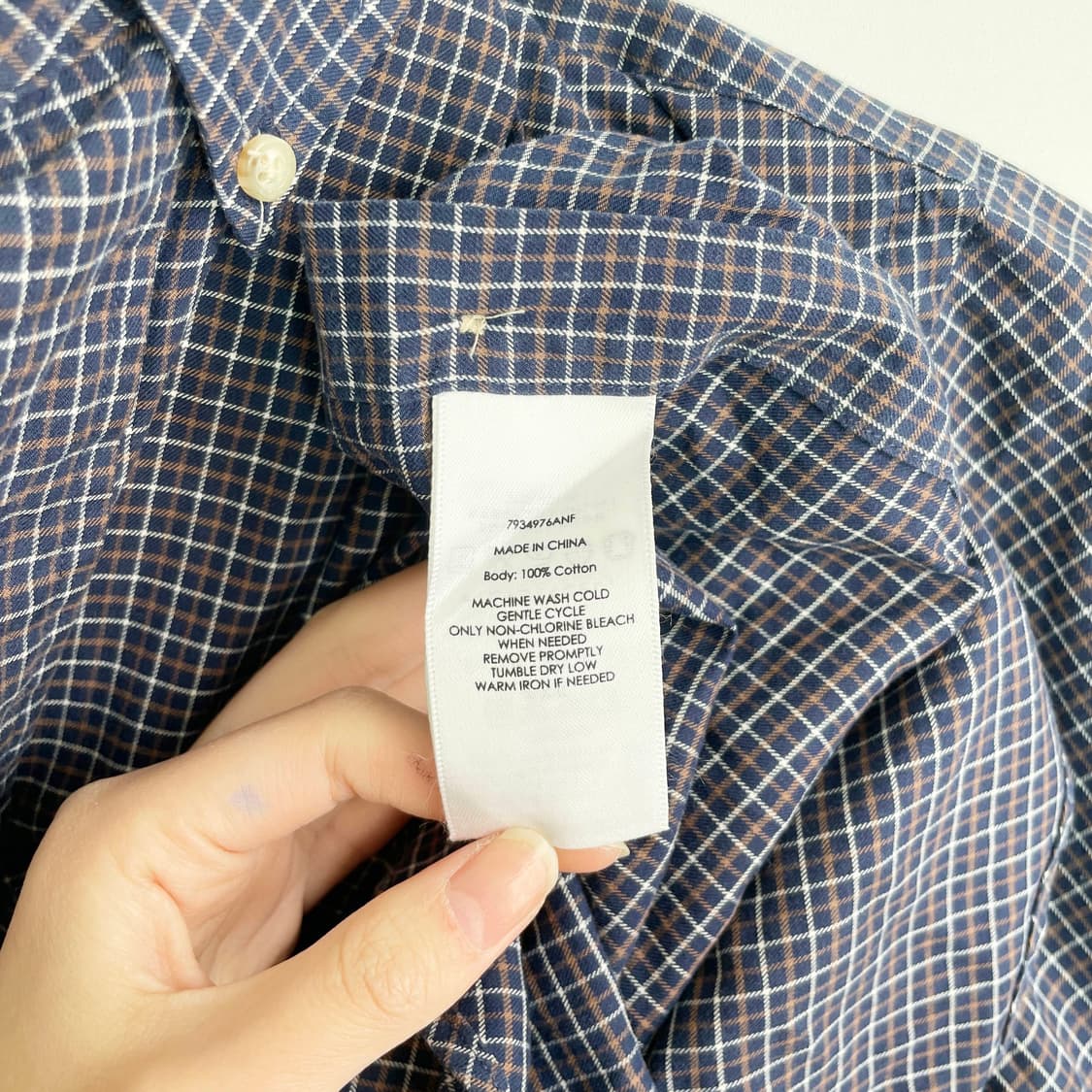 B1 폴로랄프로렌 커스텀핏 체크 셔츠 95사이즈 상품이미지6