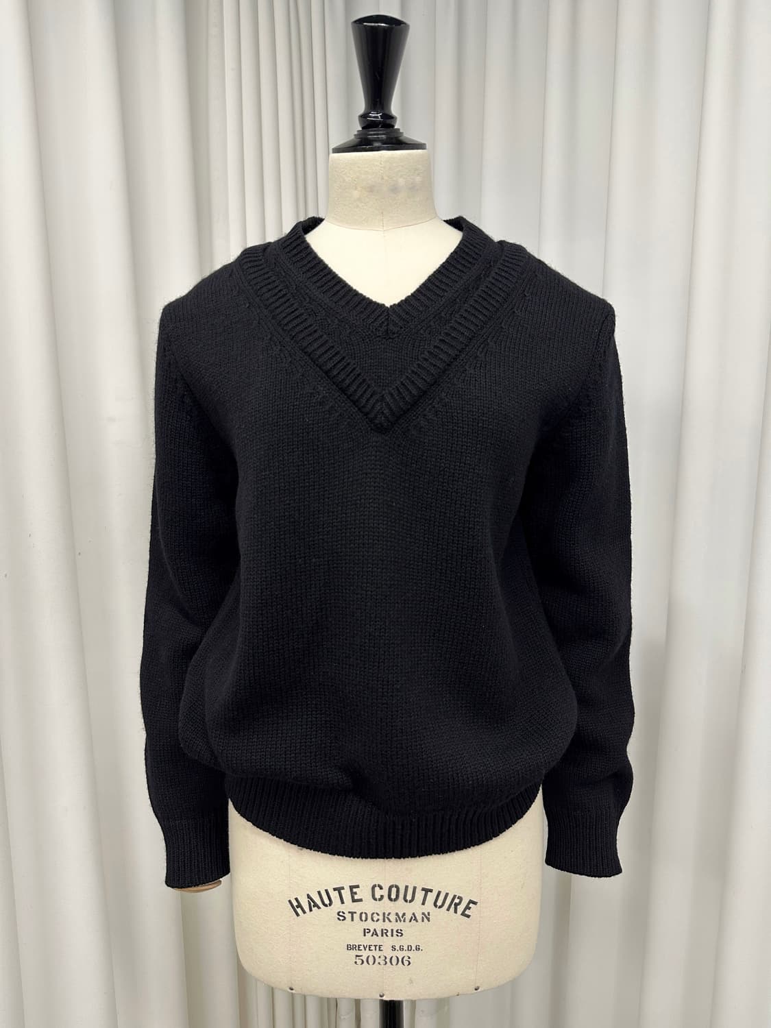 [M] 꼼데가르송 블랙라인 니트 상품이미지6