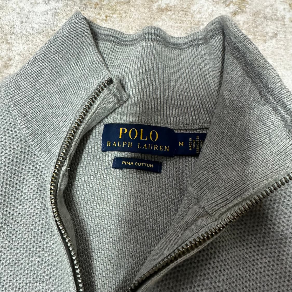 폴로 랄프로렌 그레이포니 반집업 니트 상품이미지4