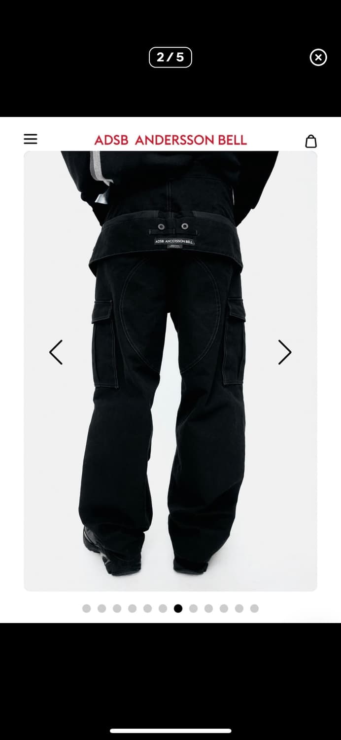 앤더슨벨 유니섹스 더블 웨이스트 워크 28 사이즈 상품이미지2