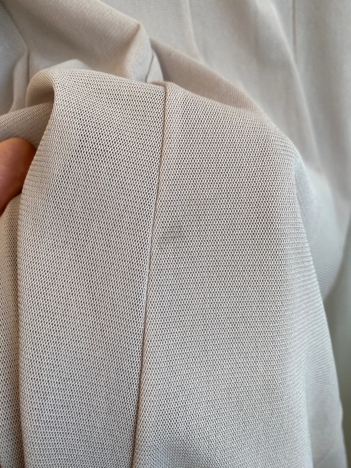 베이지 샤밴딩스커트(M) 상품이미지6