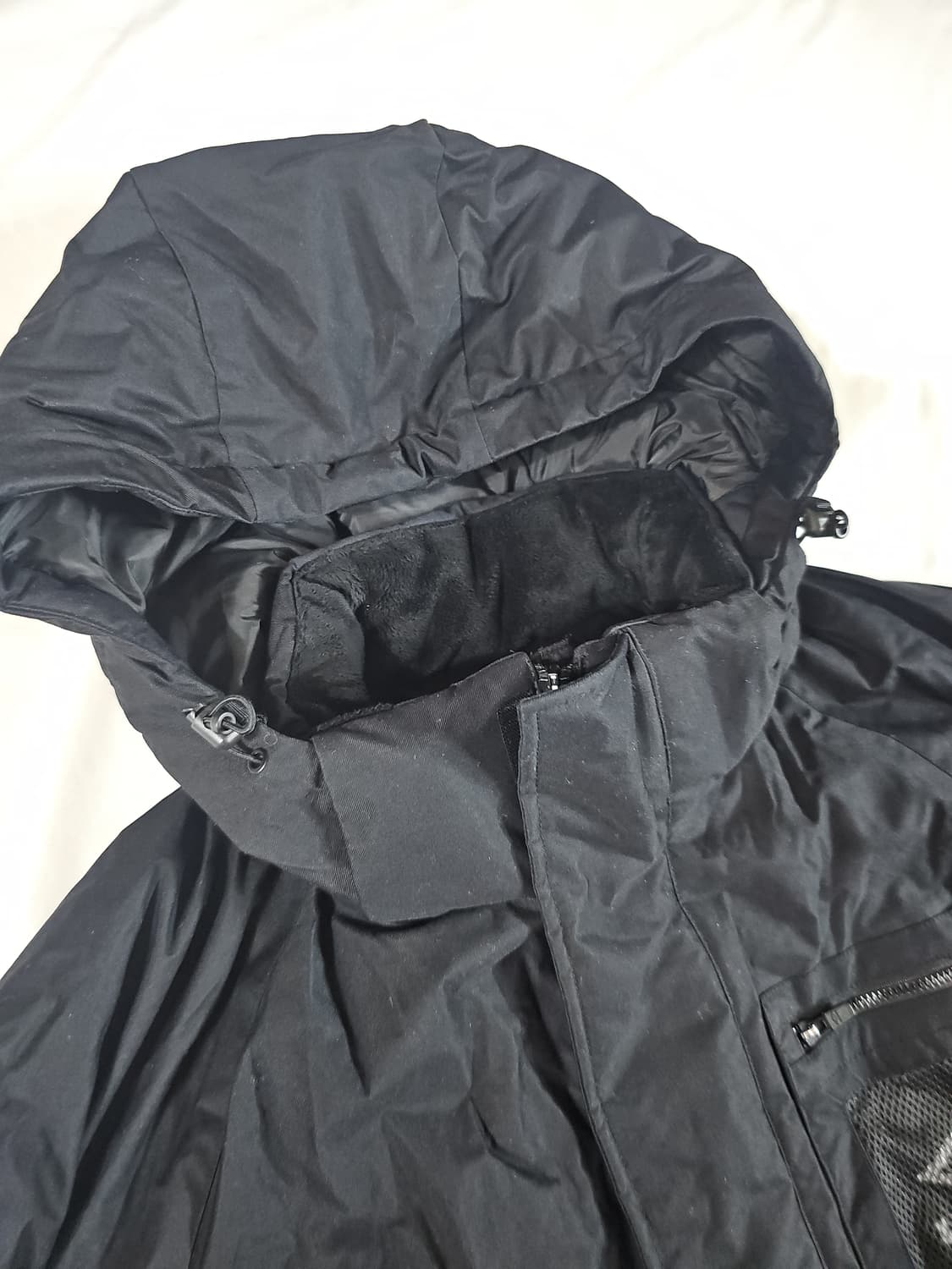 [95,M] 데상트 엄브로 블랙 덕다운 오리털 패딩 상품이미지5