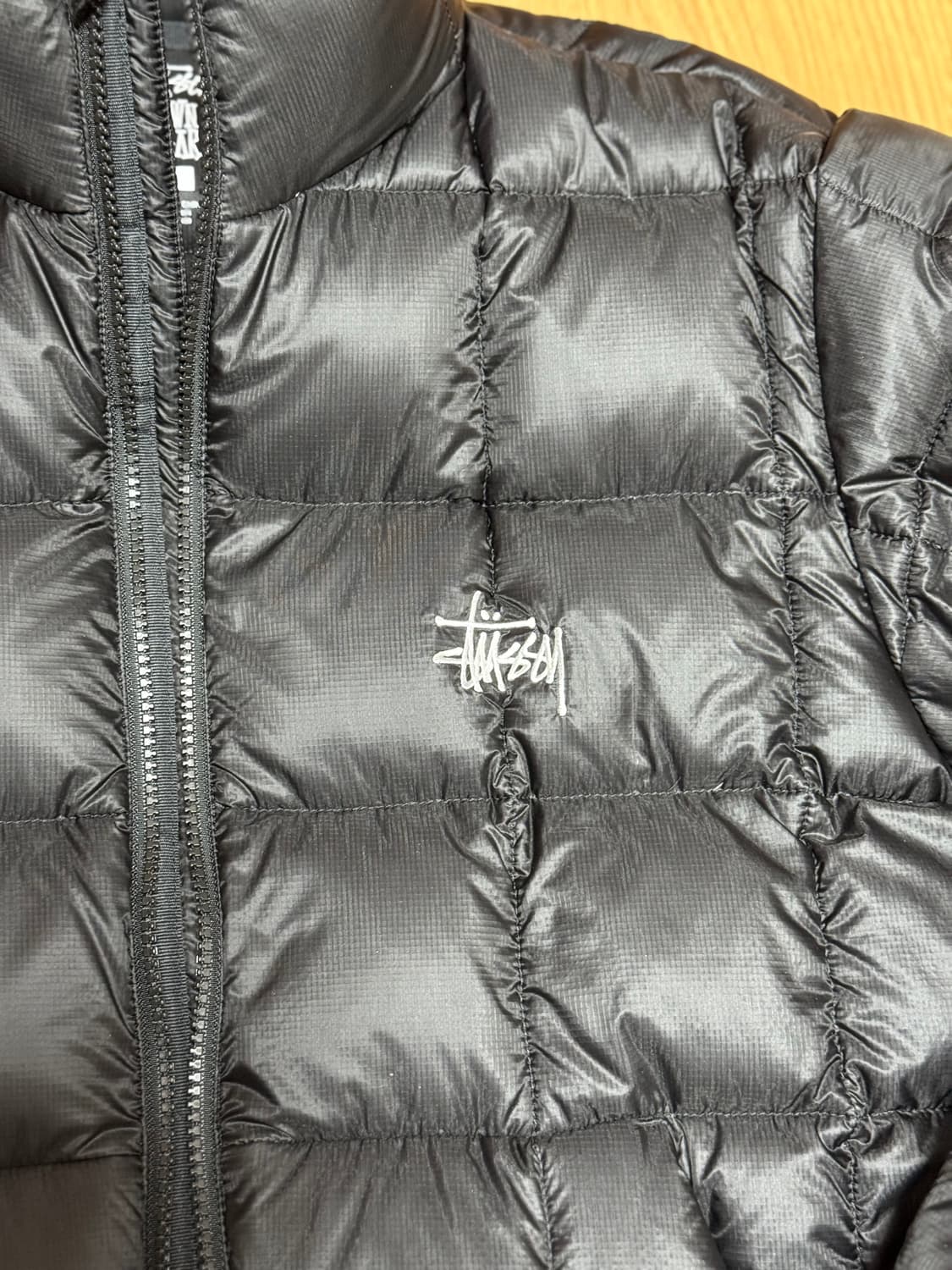 s) 스투시 미드웨이트 25fw 패딩 블랙 상품이미지4