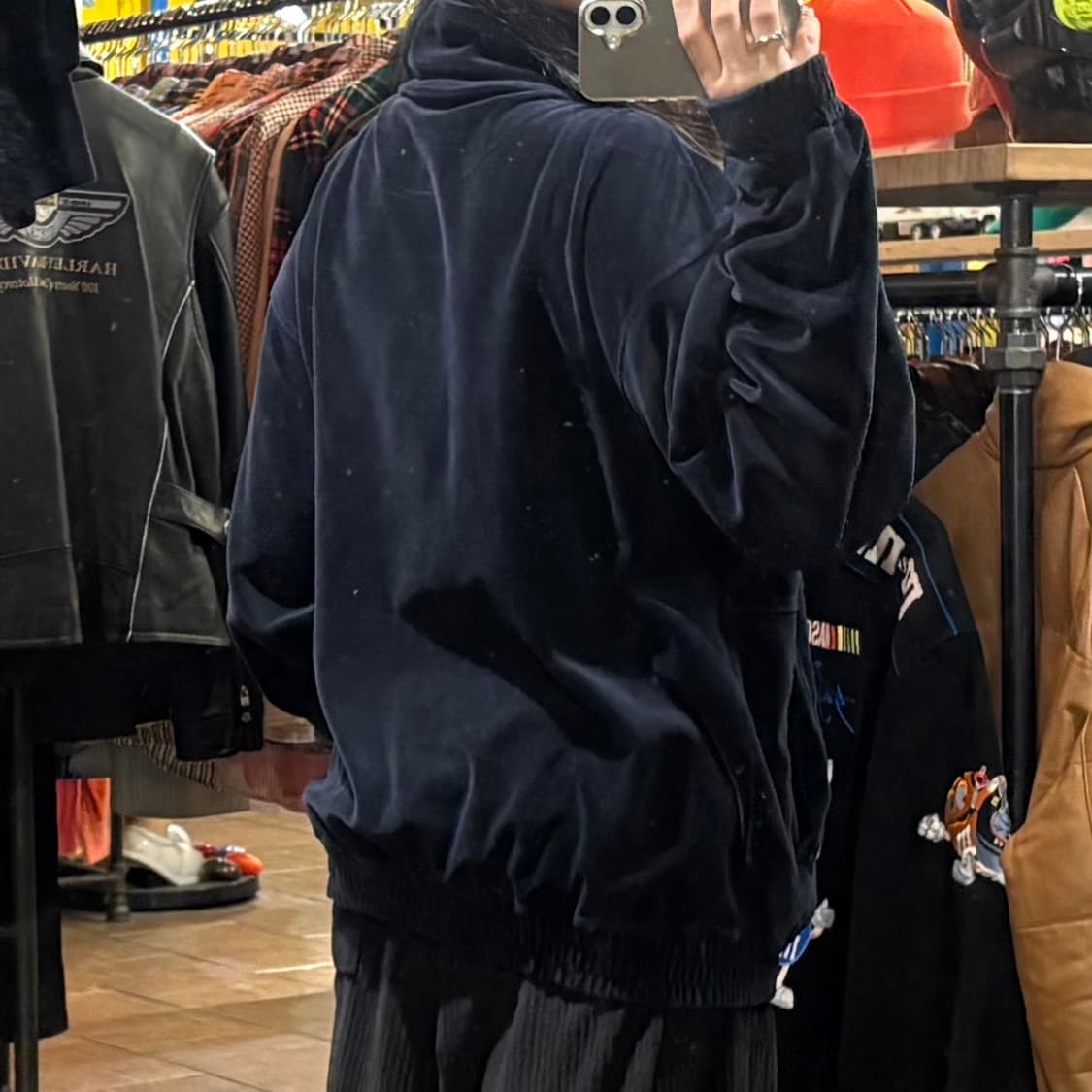 [HI] VTG 벨벳져지 네이비 상품이미지5