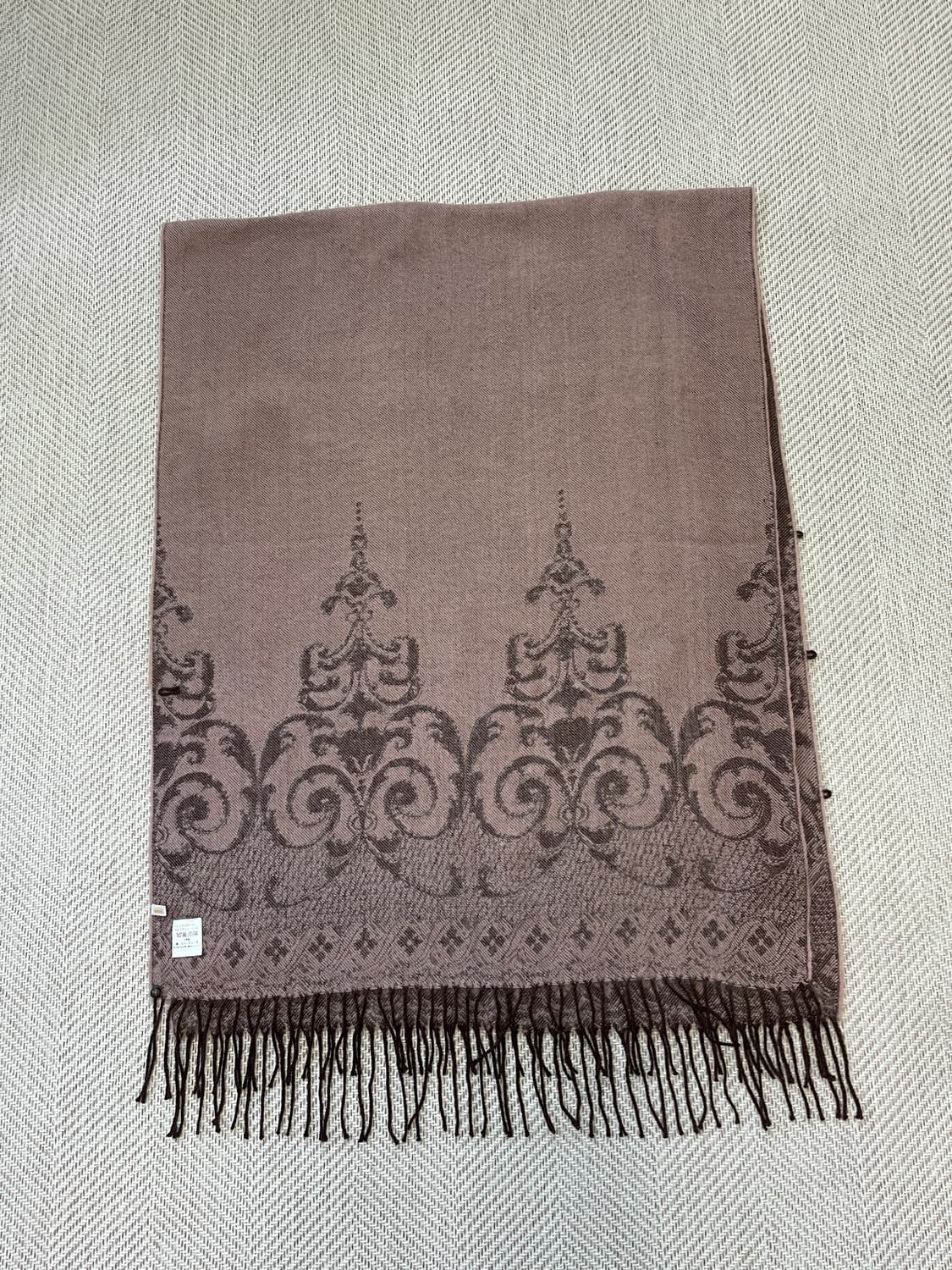 빈티지 오너먼트 자카드 직조 머플러 J03955 상품이미지4