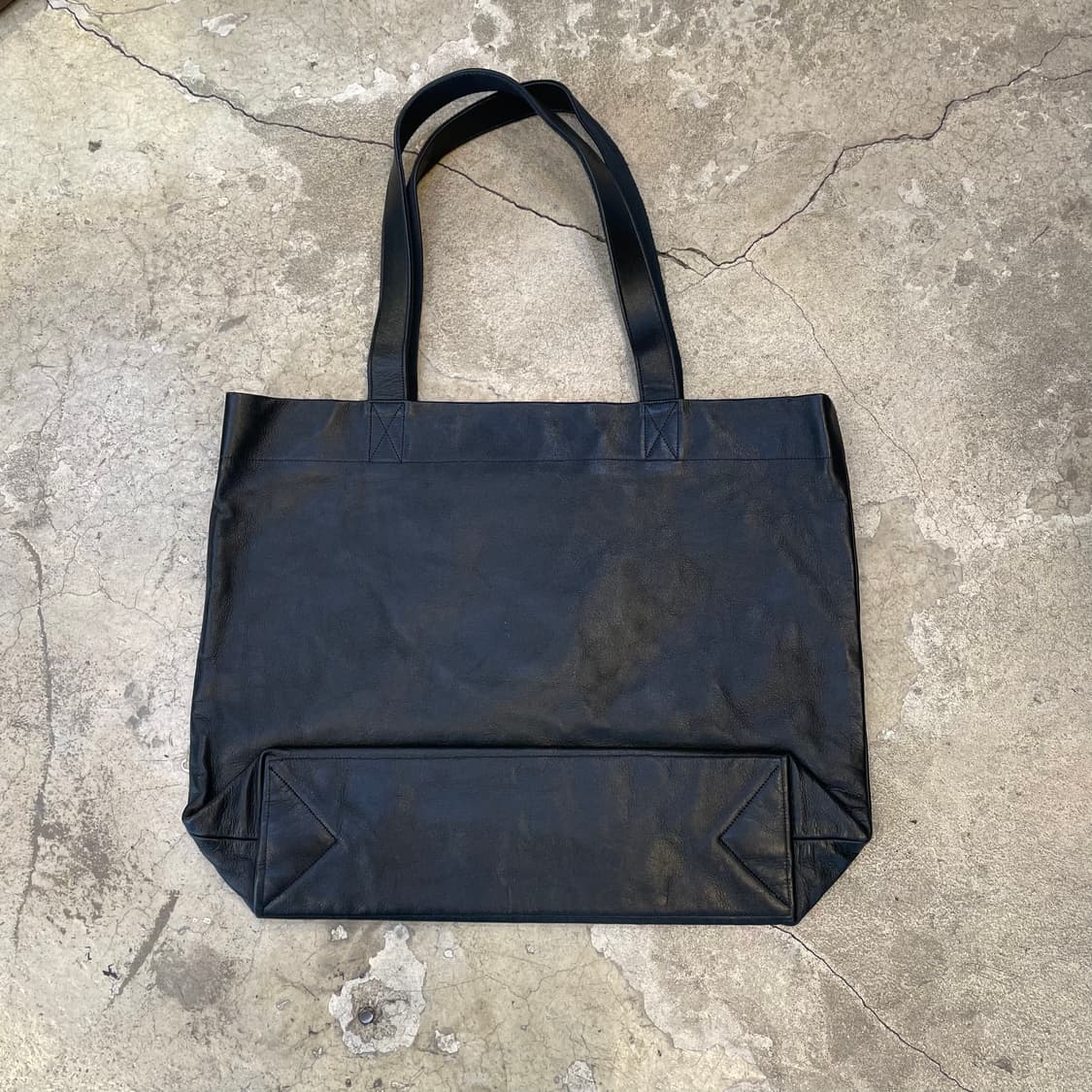 요지야마모토 로고 레더 토트백 상품이미지5