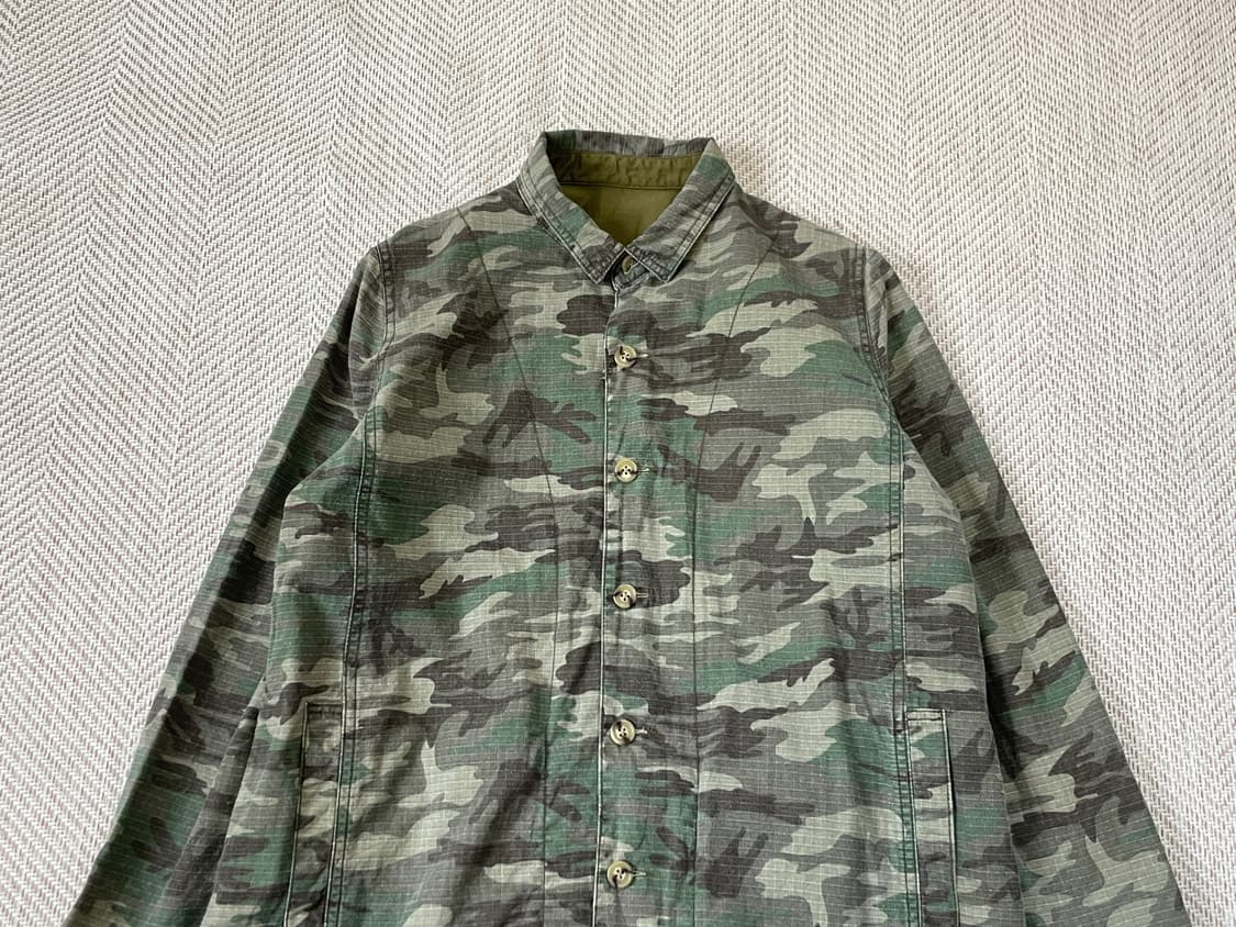 NANEA 립스탁 리버시블 밀리터리 워크 코트 J03366 상품이미지3