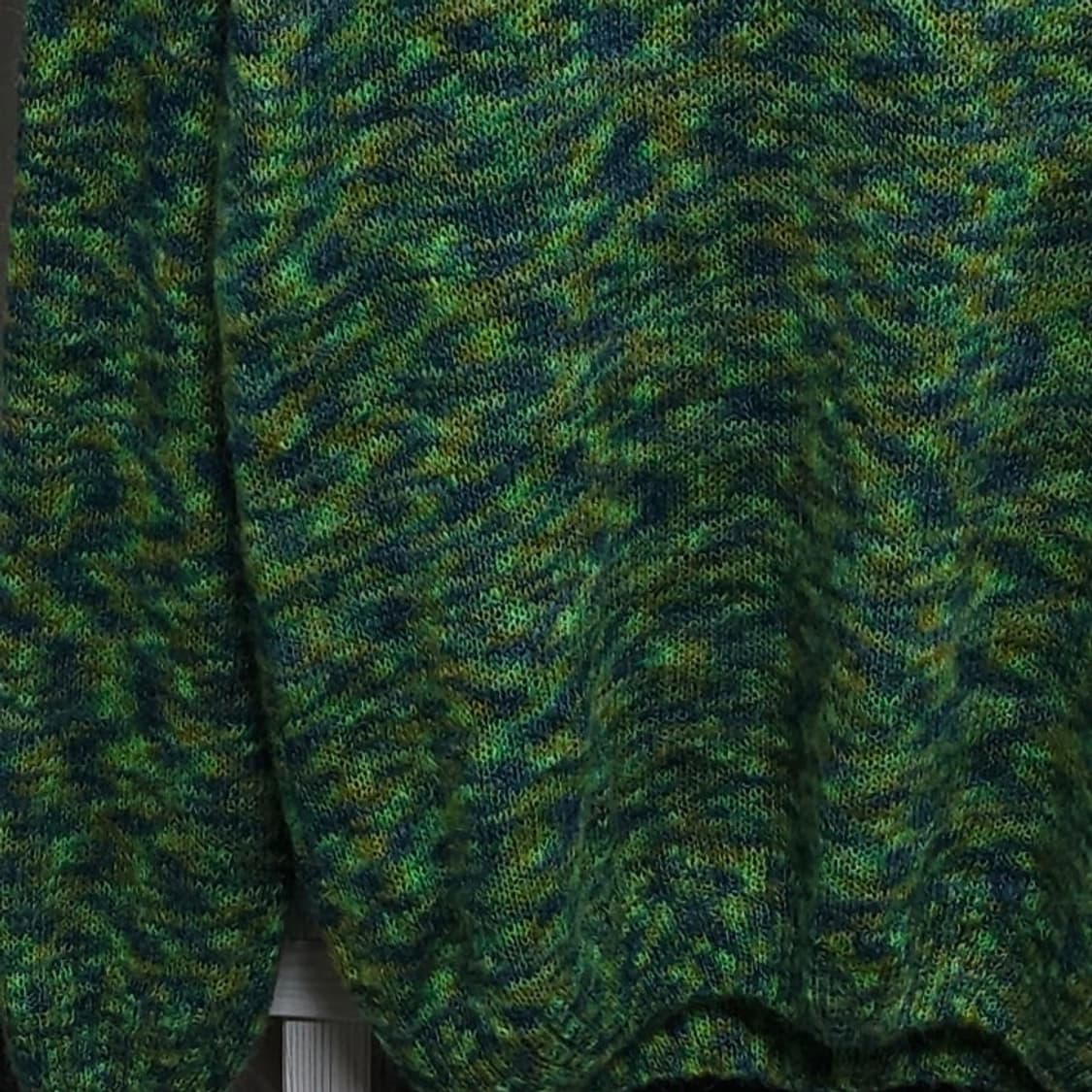 Gimaguas 기마구아스 모헤어 믹스 니트 그린 멀티컬러 L사이즈# 상품이미지3