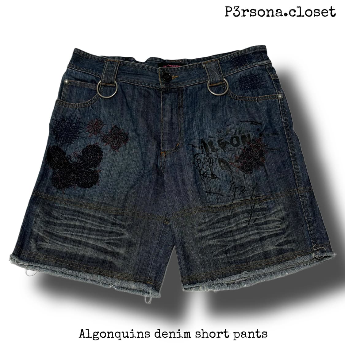 Algonquins denim short pants 상품이미지1