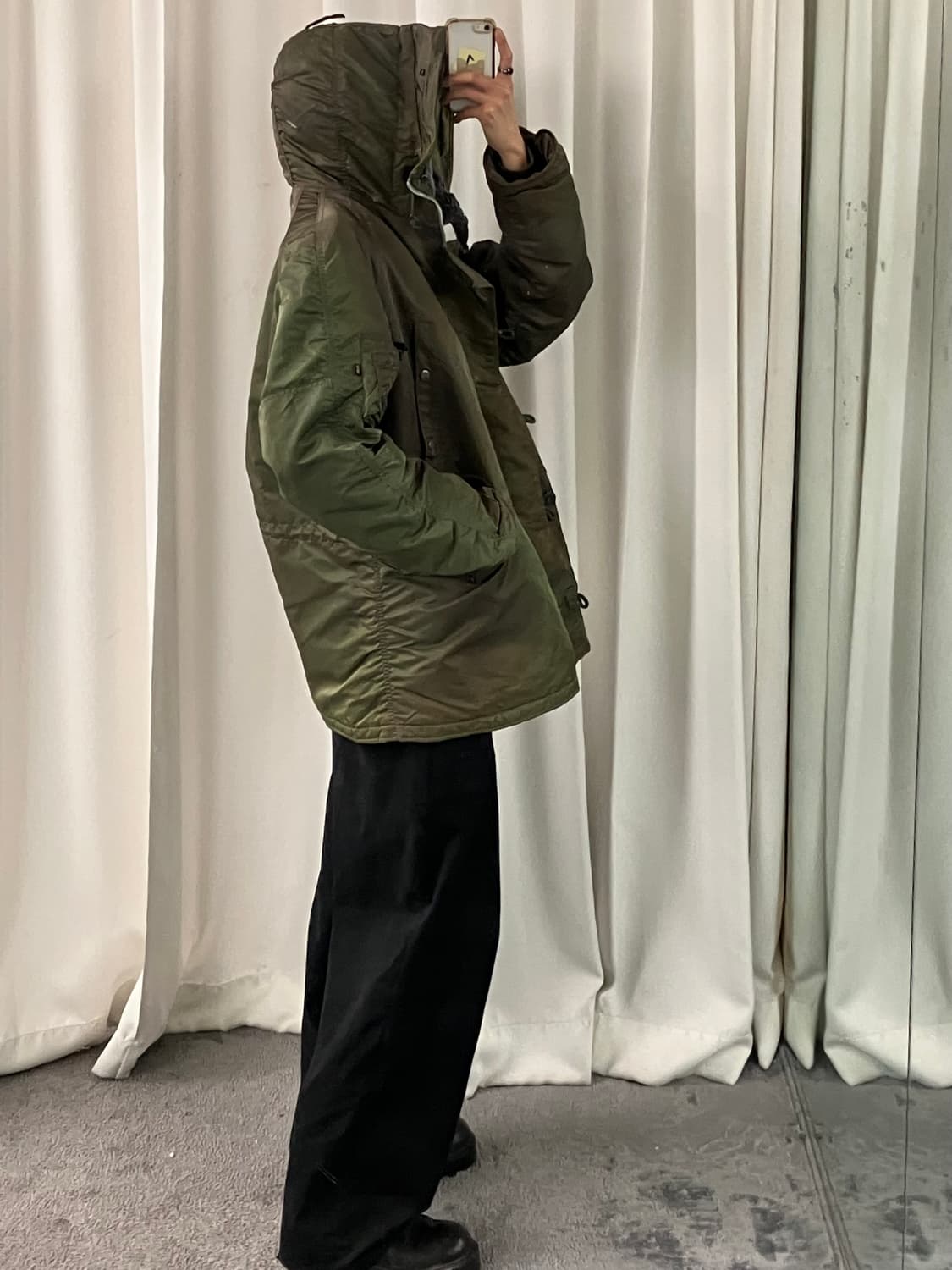 알파인더스트리 N3B 카키 야상 파카 XL 상품이미지10