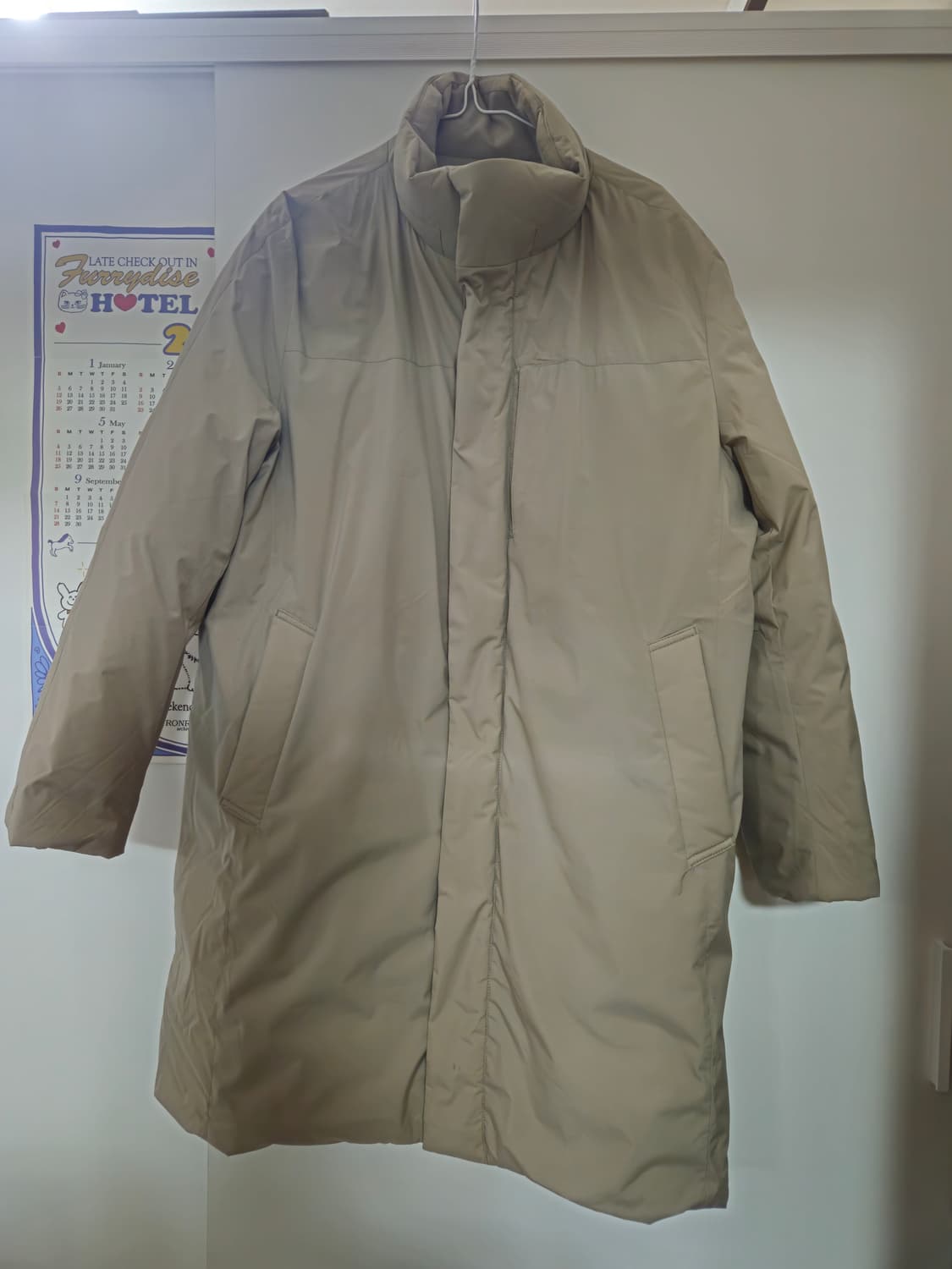 지오지아(ZIOZIA) 구스다운 패딩 하이넥코트 105사이즈 상품이미지1