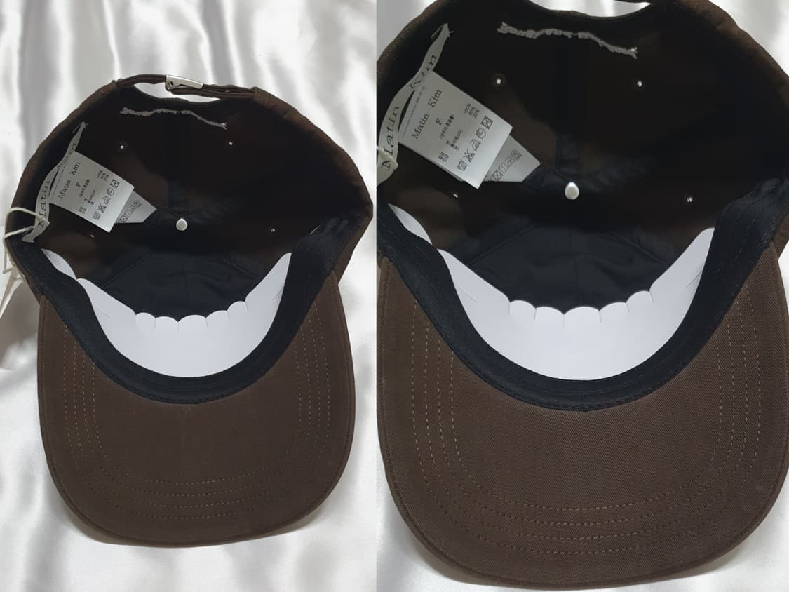 브라운 마뗑킴 미니 로고 볼캡 모자 상품이미지8