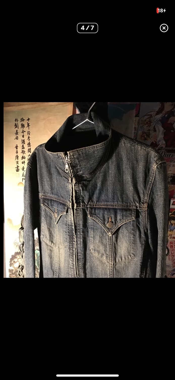 Tornado Mart Lace up denim robe jacket 상품이미지5