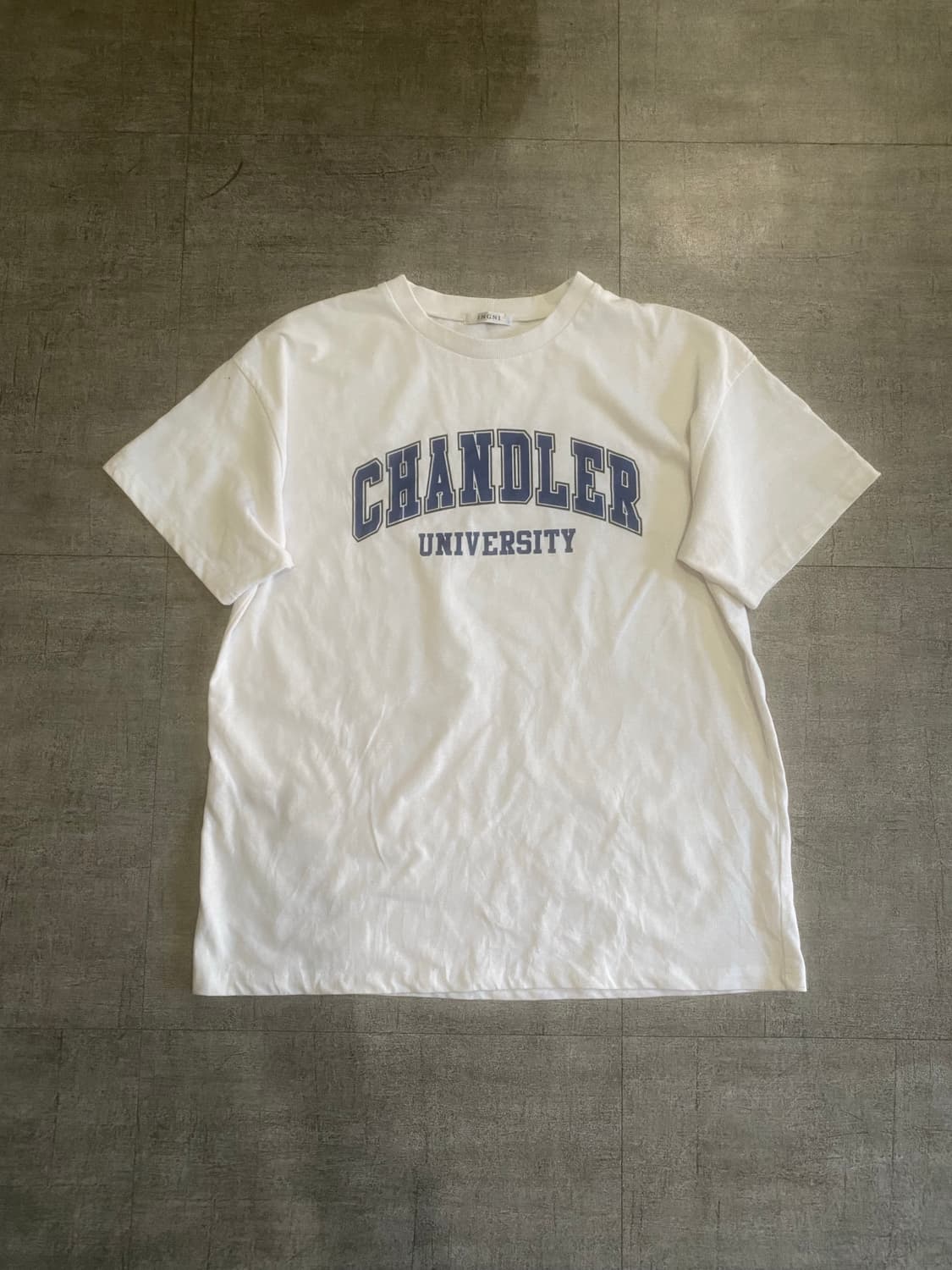 일본빈티지 Ingni 올드스쿨아메카지스트릿 유니버시티 반팔티셔츠 상품이미지1