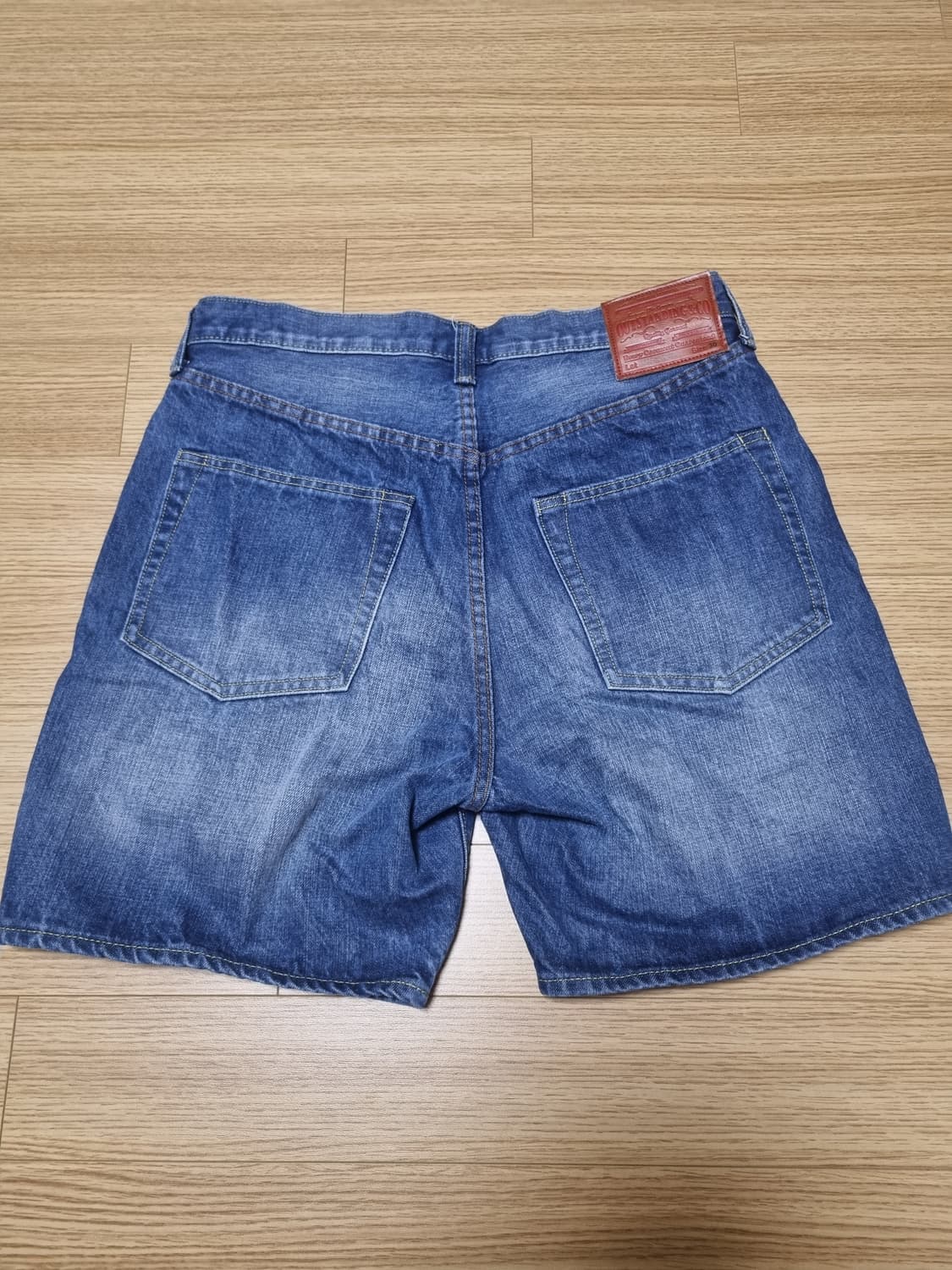 아웃스탠딩 데님 반바지 : W.W. II SELVEDGE DENIM SH 상품이미지4