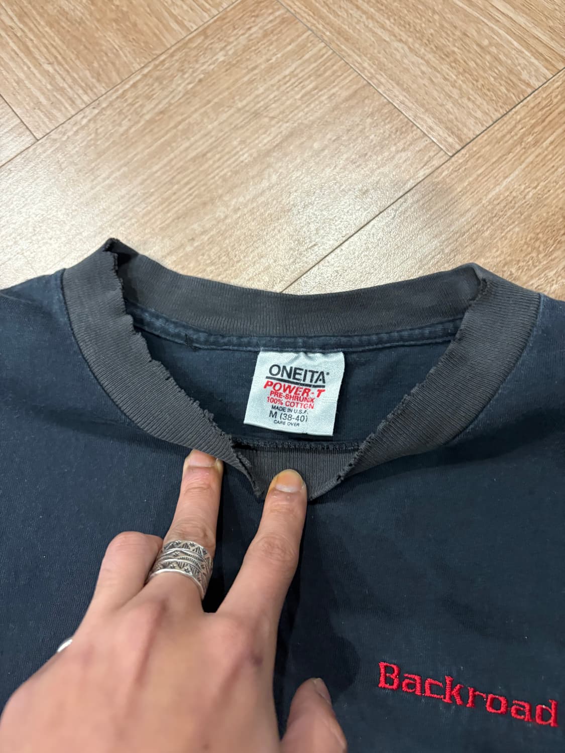 90s Oneita Band longsleeve 상품이미지6