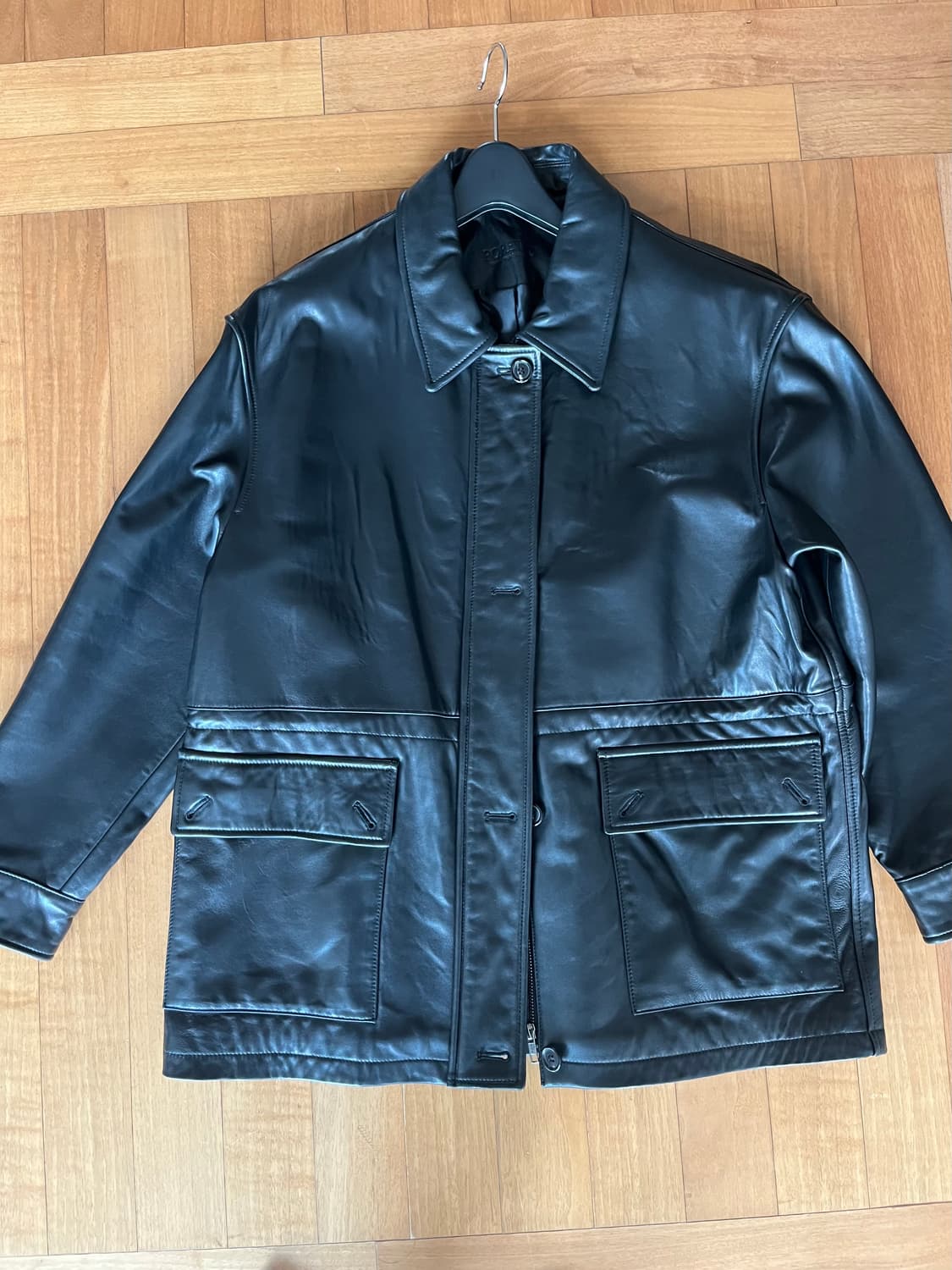 90s tessa leather jacket 상품이미지9