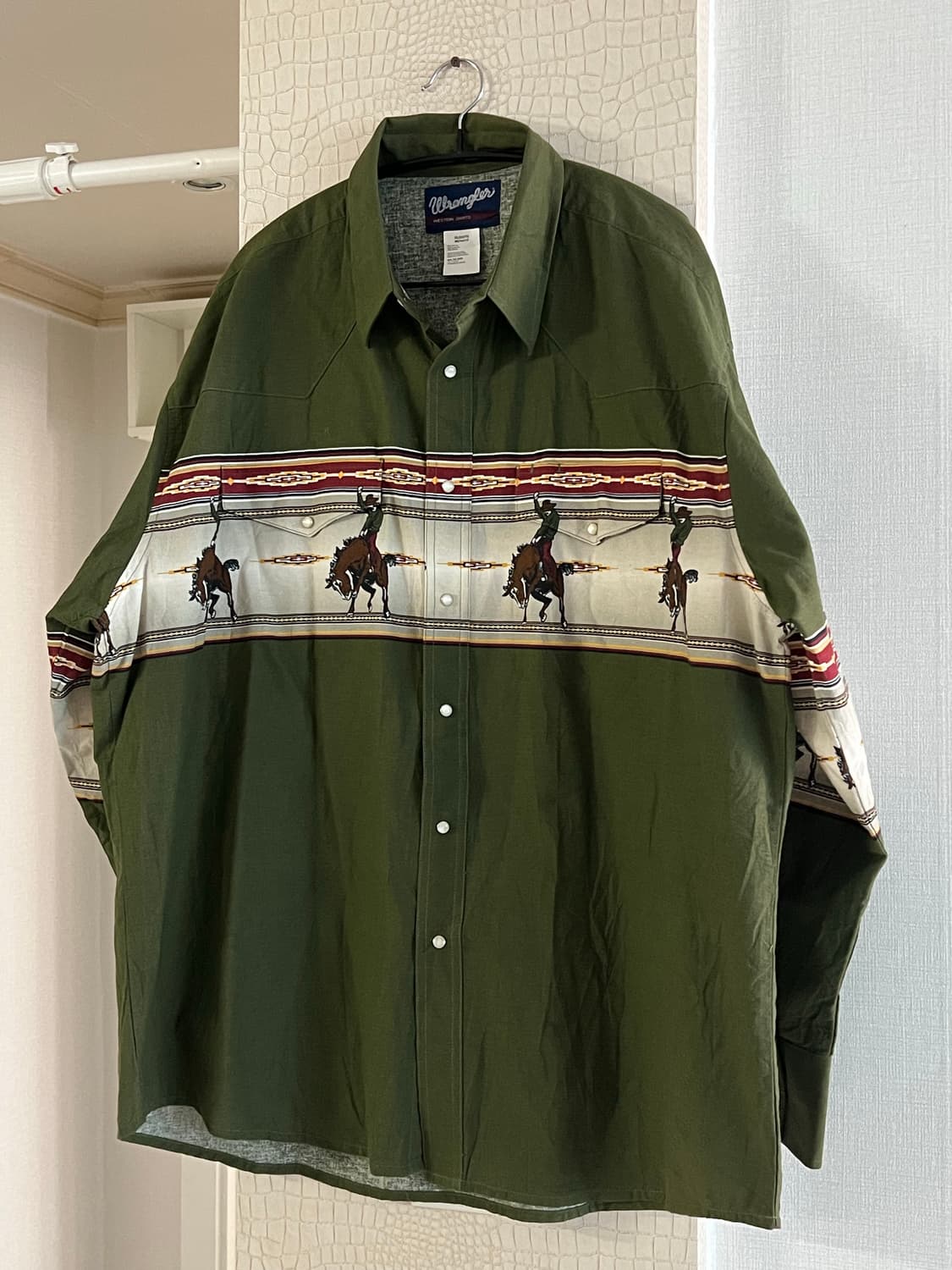 랭글러 카우보이 웨스턴 셔츠XXL 상품이미지7