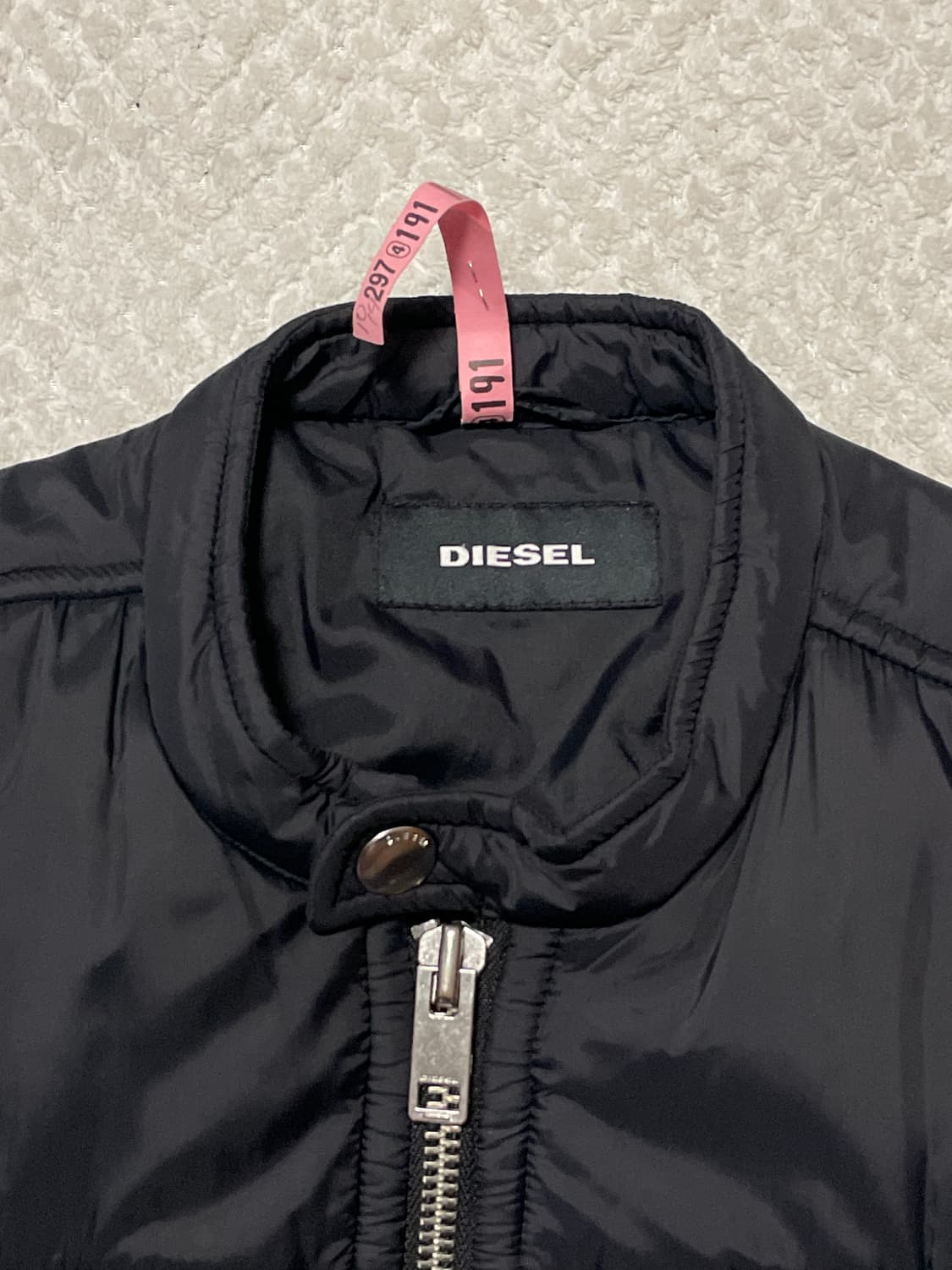 DIESEL 디젤 웨스턴 무드 바이커 봄버 자켓 블랙(클리닝O) 상품이미지4