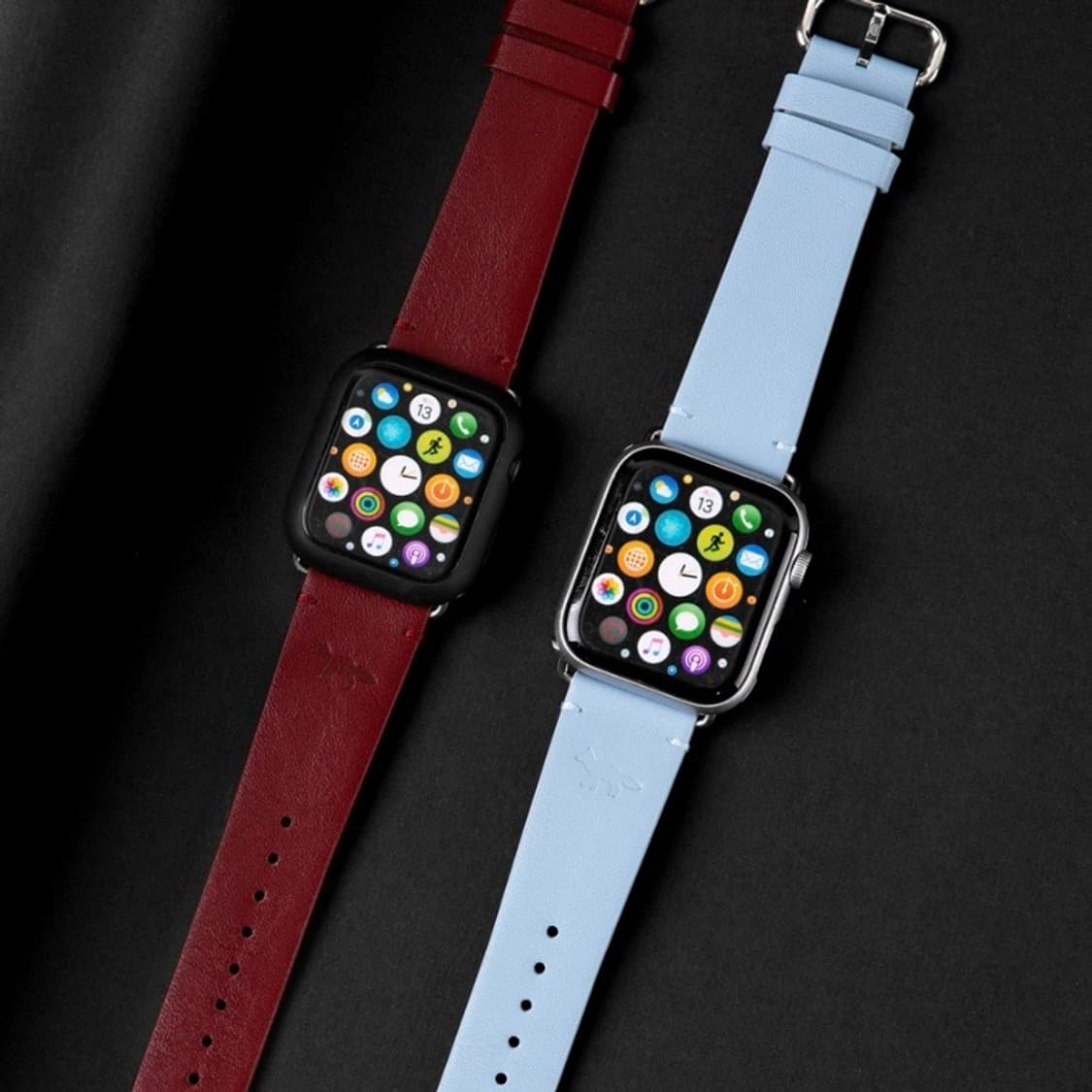 메종키츠네x네이티브유니온 애플워치 스트랩 상품이미지1