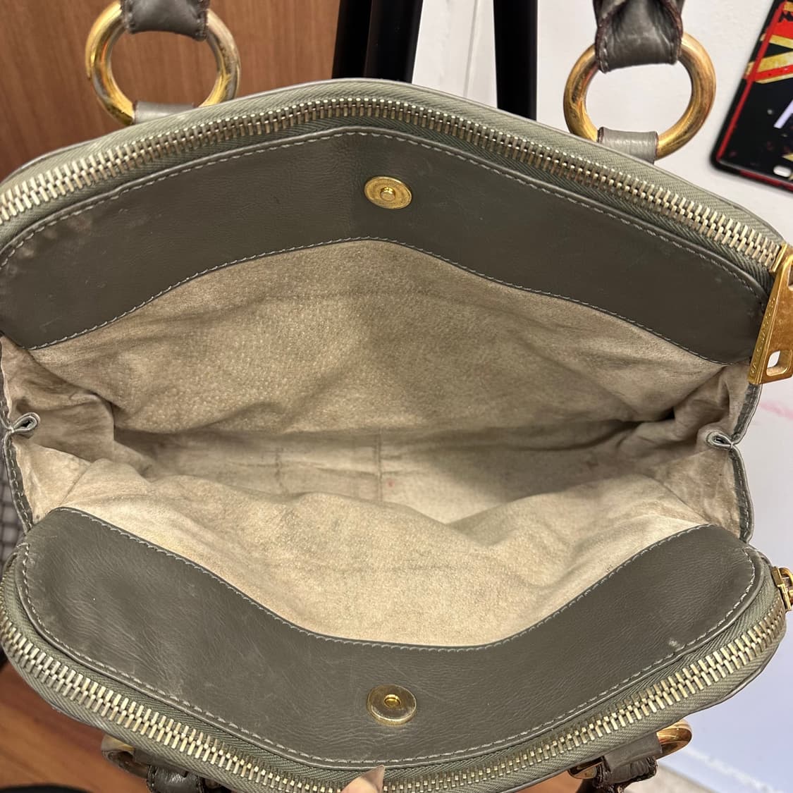 Marc Jacobs, Gray Leather Shoulder Bag  상품이미지10