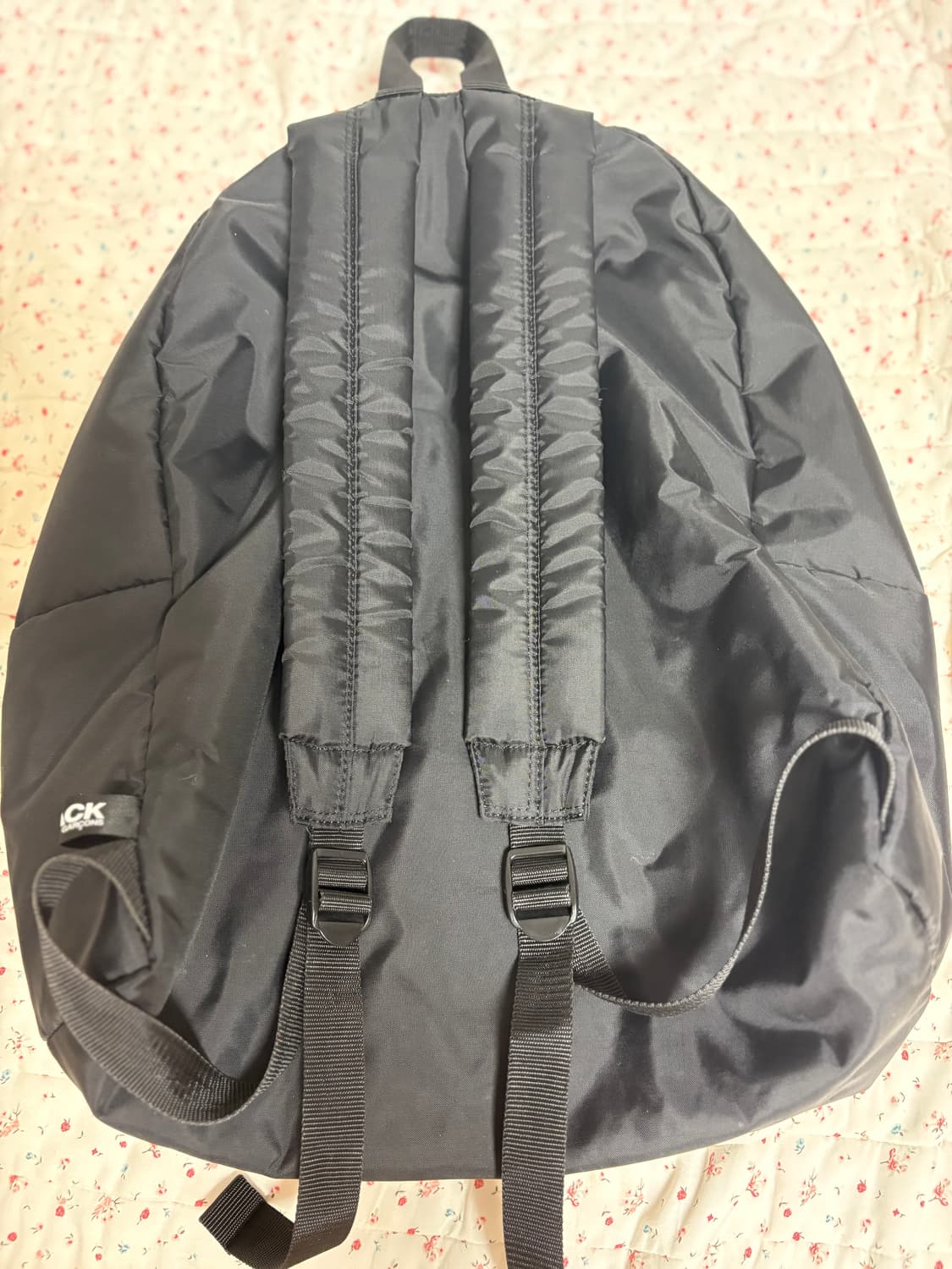 포터 x 꼼데가르송 백팩 라지 블랙 상품이미지5