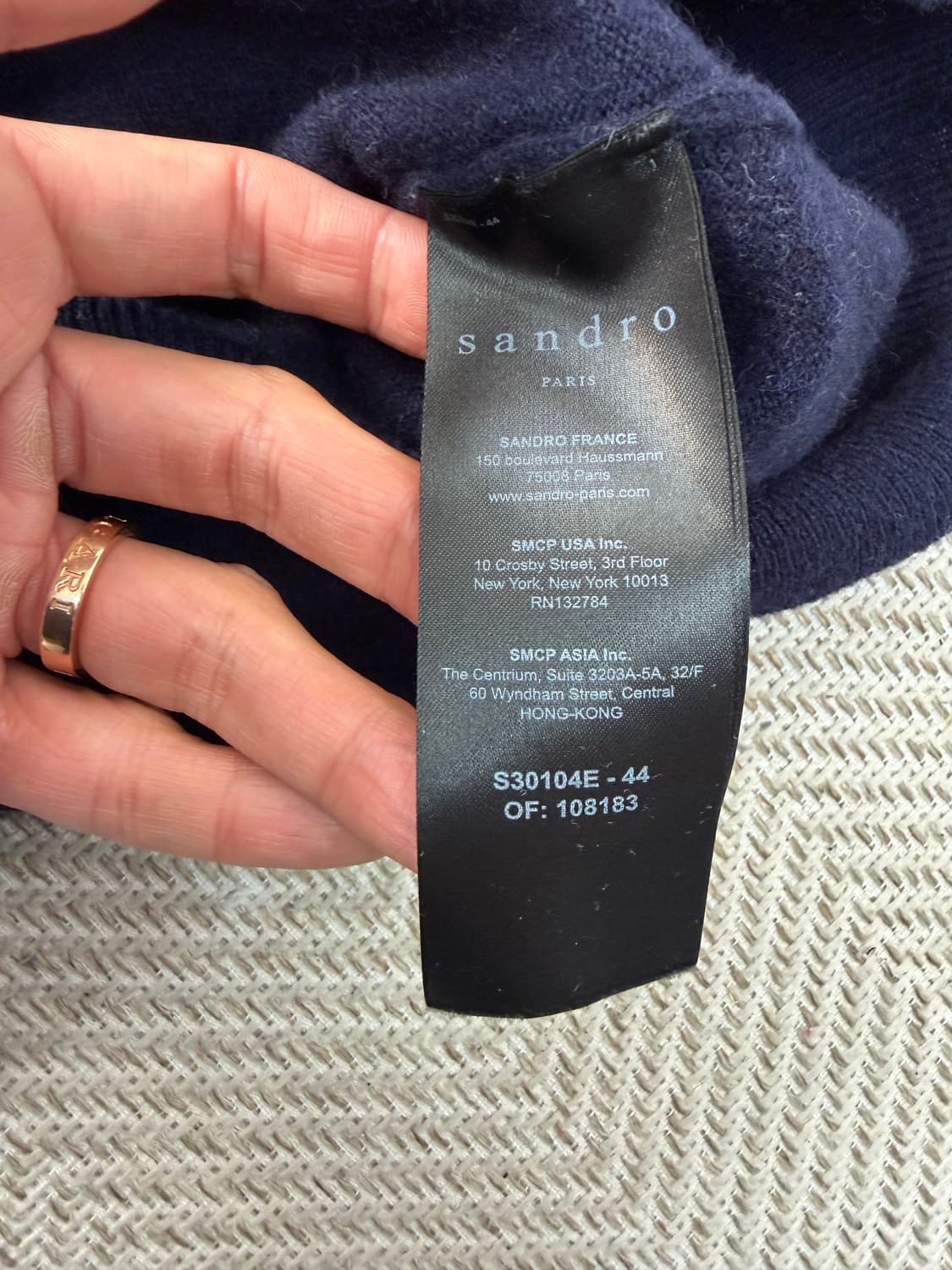 정품) 산드로 여성 니트 1 상품이미지7