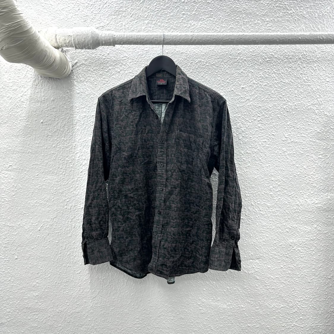 burgundy noisy bleach shirts  상품이미지3