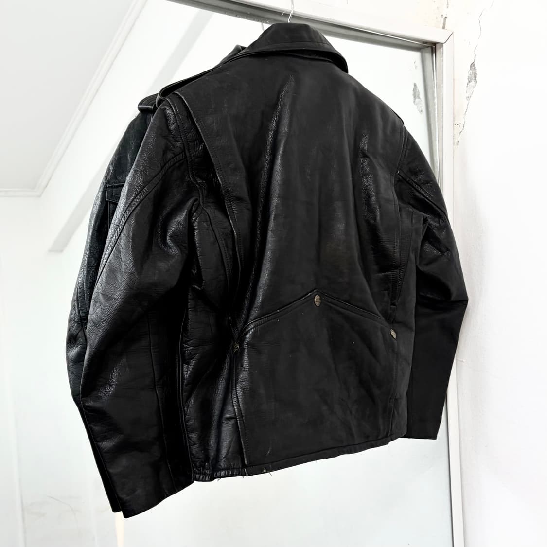 Komine 코미네 소가죽 더블카라 모터사이클 자켓 상품이미지6