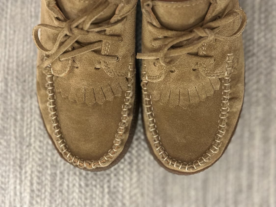 얼바닉30 러스틱 모카신 스웨이드 카멜 235 상품이미지2