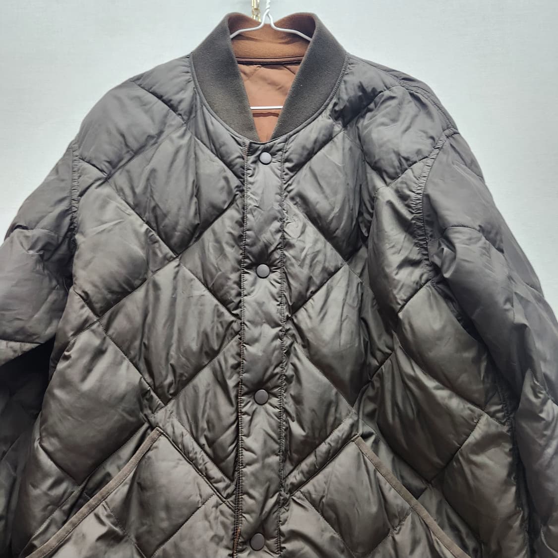 유니클로U 다이아몬드 패턴 퀄팅 양면 점퍼XL(XL) 상품이미지3