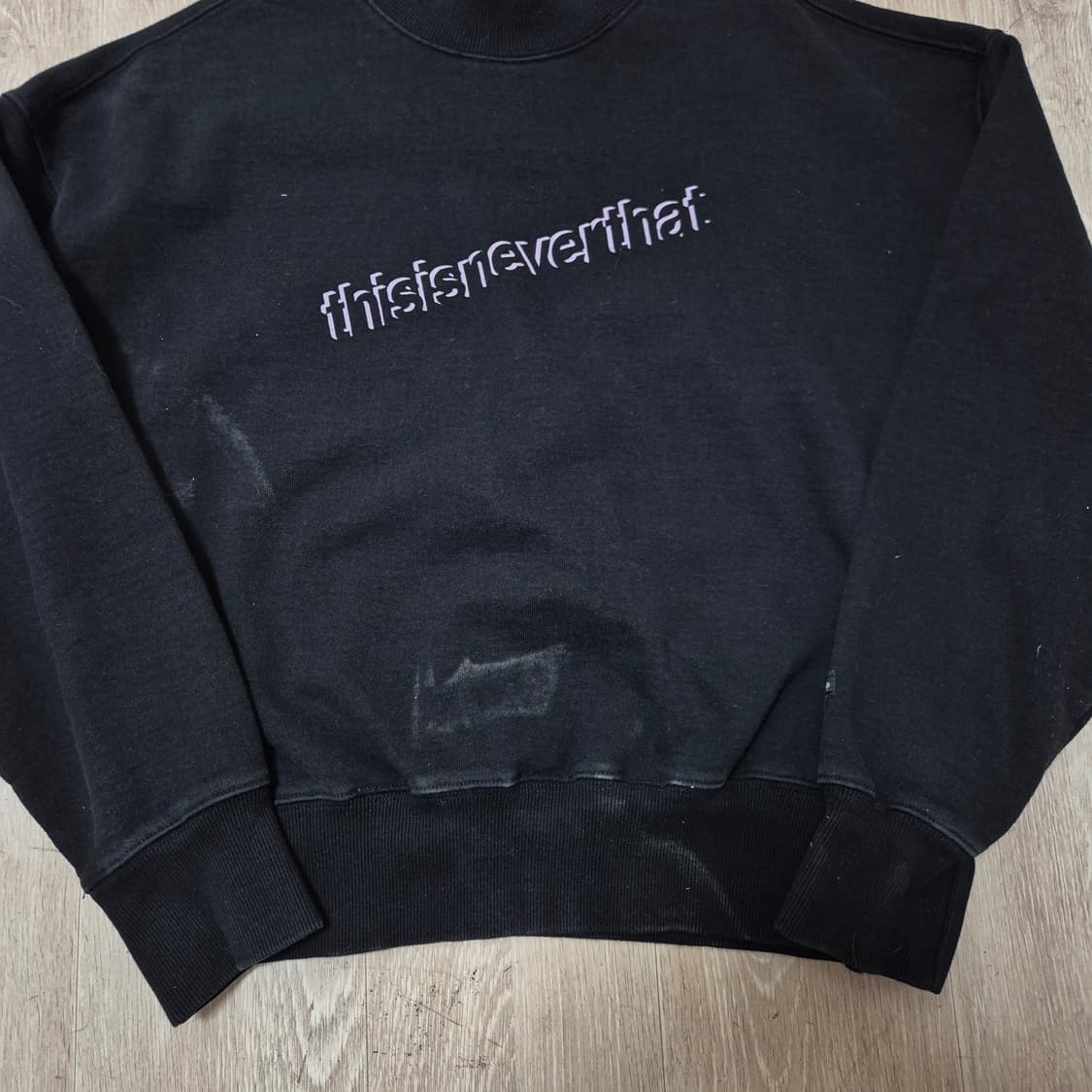 디스이즈네버댓 여성 빅로고 맨투맨 S(90) 상품이미지3