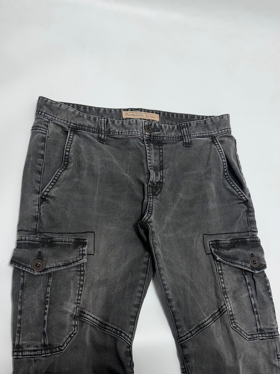 버커루 그레이 카고 데님팬츠 상품이미지5