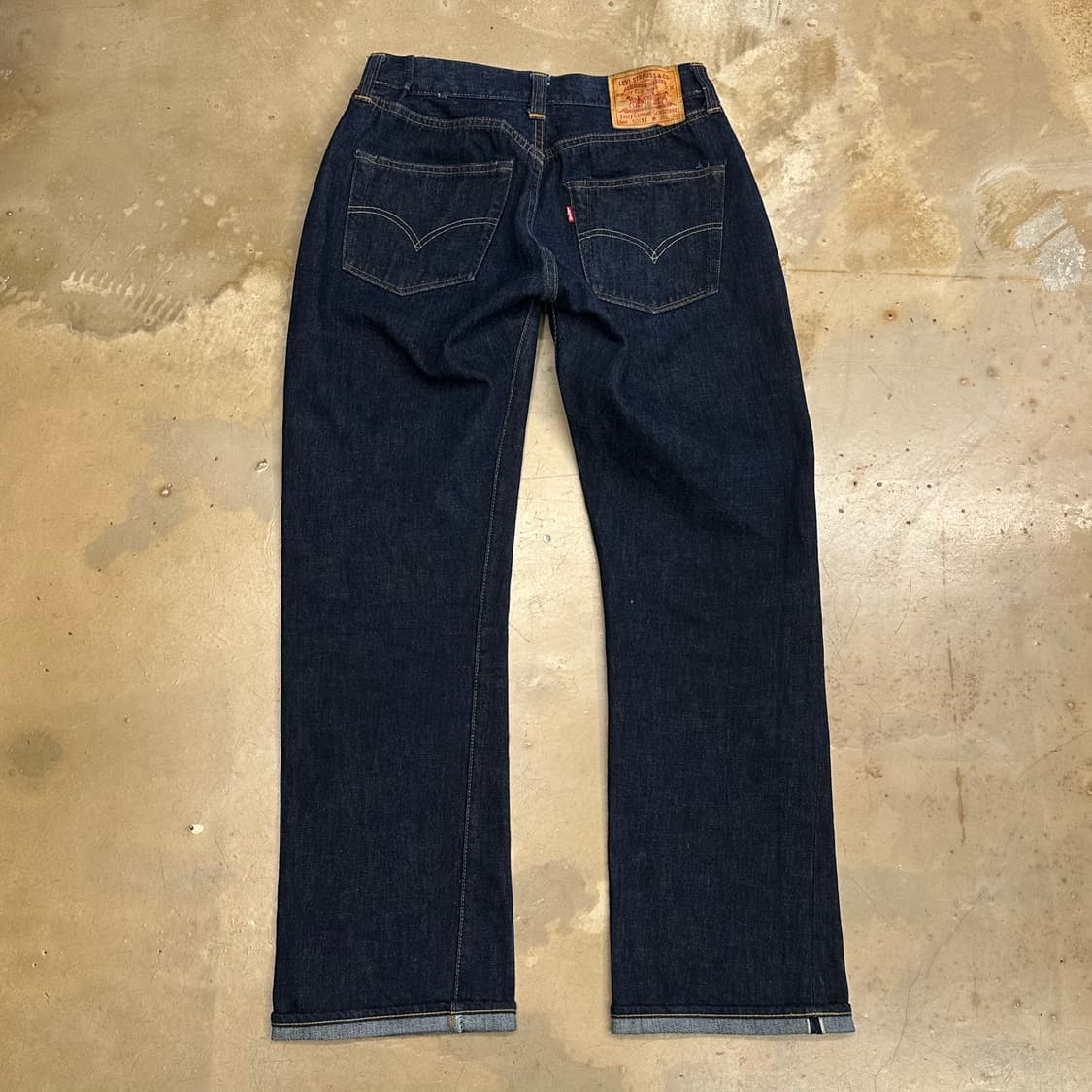 W35 리바이스 LVC Big E 47501-0117 셀비지 데님팬츠 상품이미지2