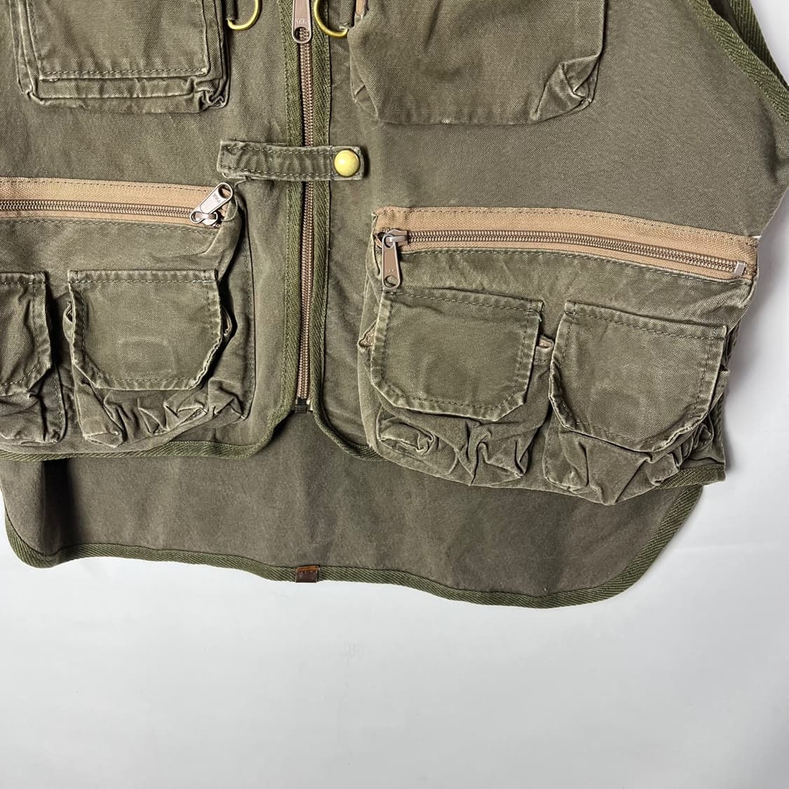 [JPN] 빈티지 유틸리티 데님 피싱 베스트 상품이미지4