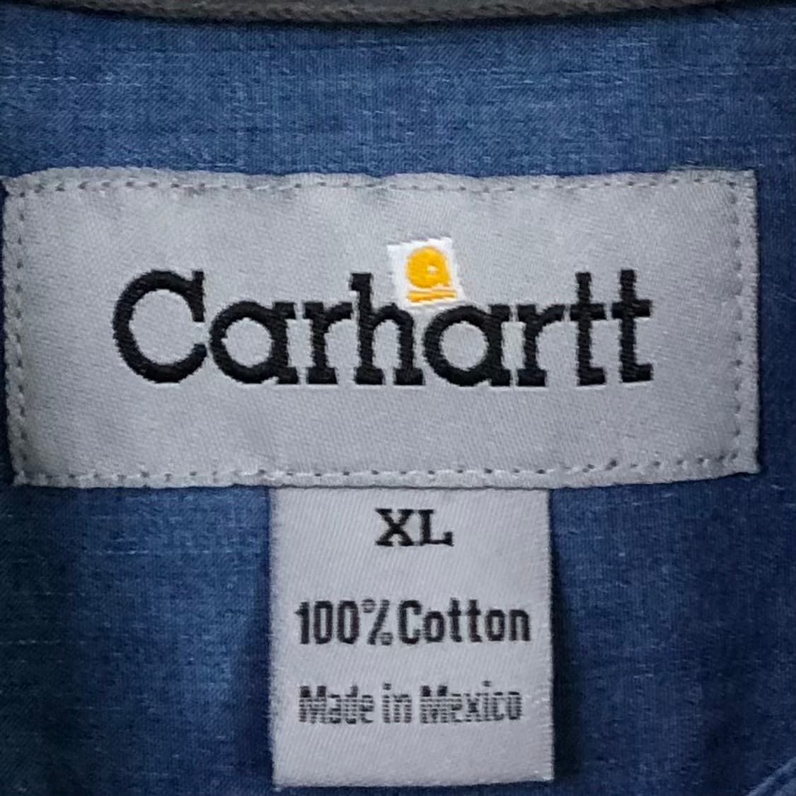 XL 칼하트 데님 셔츠 상품이미지3